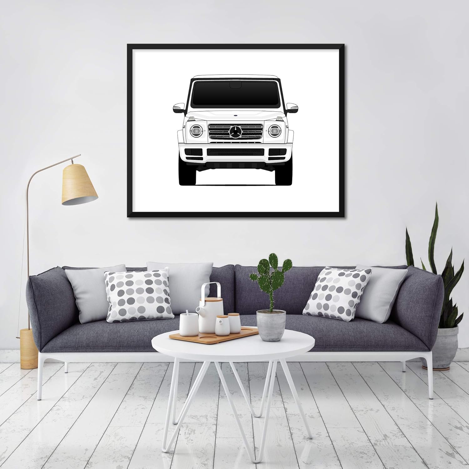 CUSTOMIZABLE COLOR Mercedes-Benz G-Class W463 (2018-Present) Inspired Poster Print Wall Art Decor Handmade G Wagen (Unframed)