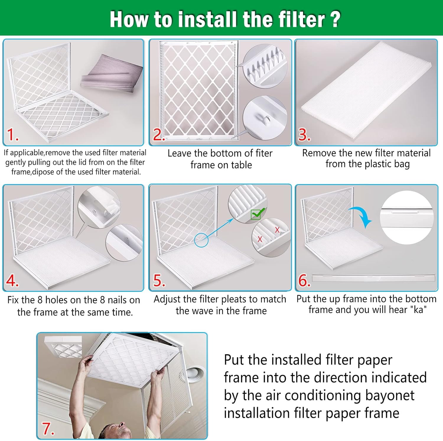 UBeesize Filtros de aire plisados MERV 13 de 16 x 20 x 1, filtro de aire para horno de aire acondicionado y climatización, 4 piezas de repuesto de