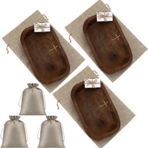 Eaasty 3 juegos de cuencos de masa pequeños de oración con tarjetas, cuenco de cruz religiosa, masa de oración cristiana, regalo religioso para Eaasty 3 juegos de cuencos de masa pequeños de oración con tarjetas, cuenco de cruz religiosa, masa de oración cristiana, regalo religioso para