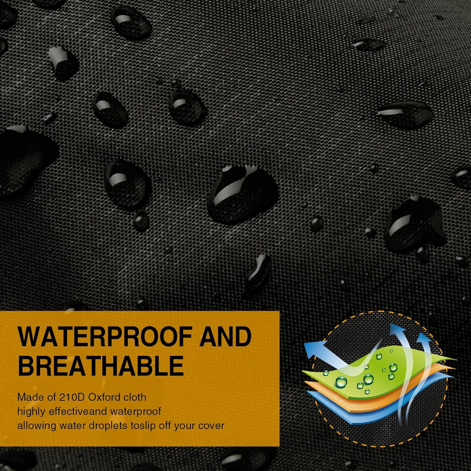 NEVERLAND Funda impermeable para automóvil SUV para todo tipo de clima con diseño de cremallera, protección UV, resistente al viento, a prueba de