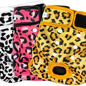 Paw Legend – Pañales reutilizables para perro hembra, 3 unidades Paw Legend – Pañales reutilizables para perro hembra, 3 unidades