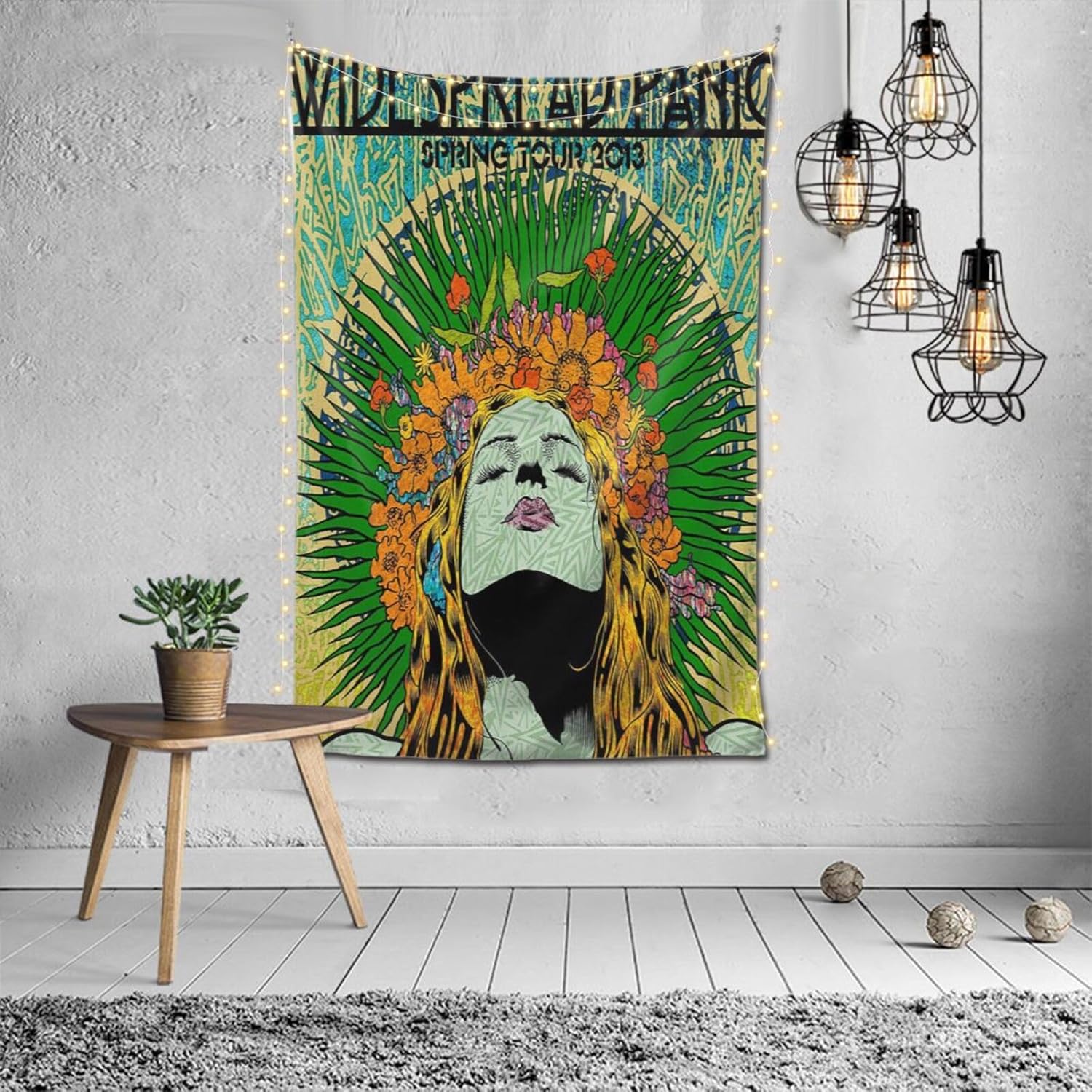 WEUED Tapiz de banda de pánico de roca generalizada para colgar en la pared, tapices estéticos para dormitorio, sala de estar, decoración de pared