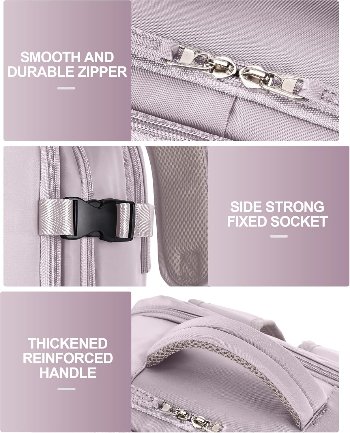 VGCUB Mochila grande de viaje para trabajo, negocios, mochila para computadora portátil aprobada para vuelo, para mujeres y hombres, mochila de