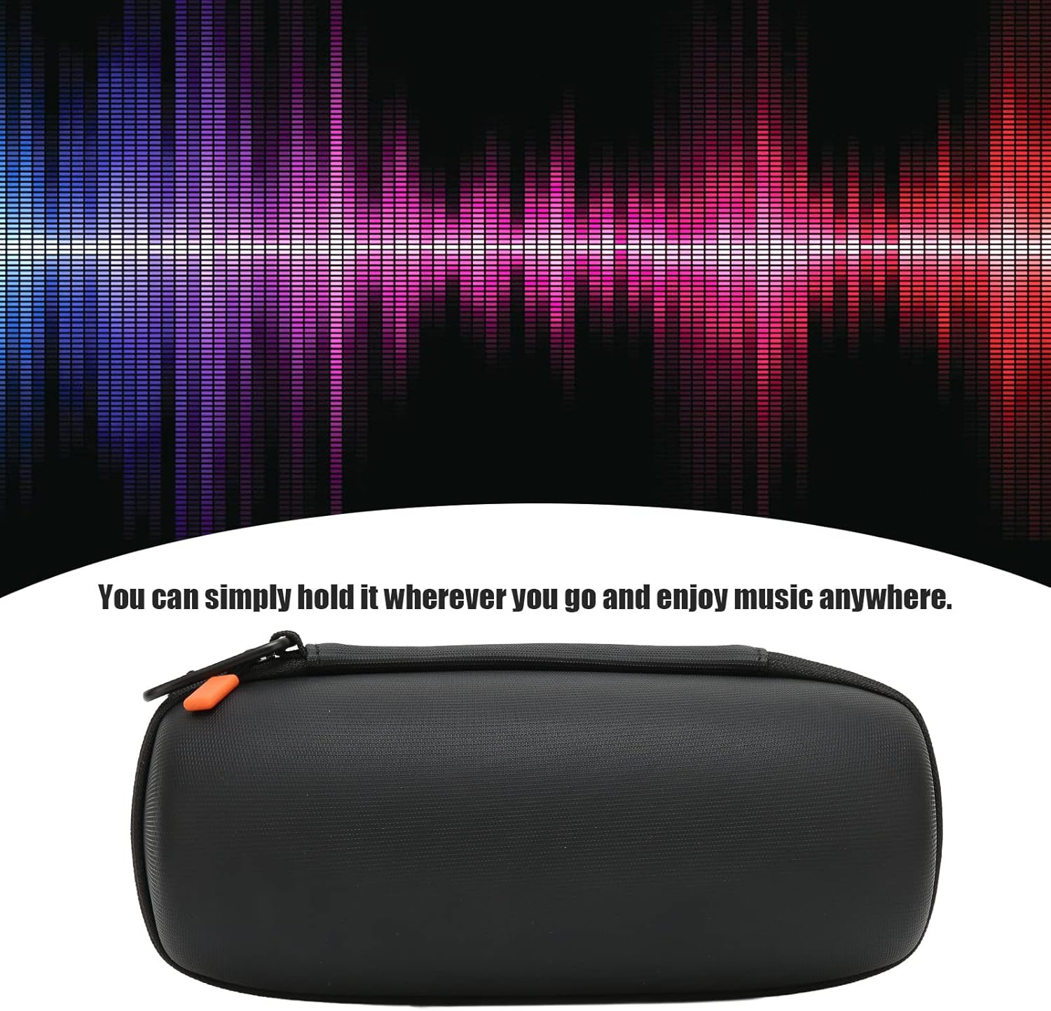 Funda para altavoces, resistente al agua, funda de viaje de Eva para carga 4 y carga 5 altavoces, compañero de viaje protector para dispositivos de