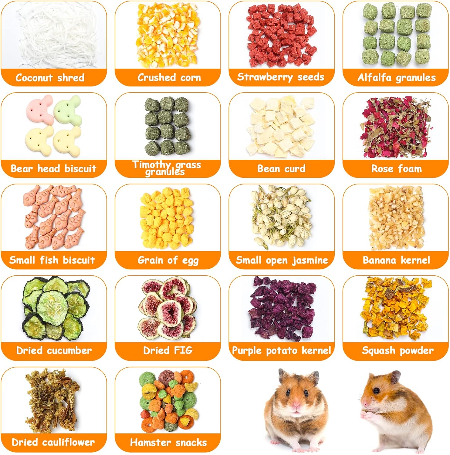 Juguetes de dentición de conejo, ropa de cama de jaula de hámster, decoración de nido de chinchilla, golosinas para la dentición (18-L)