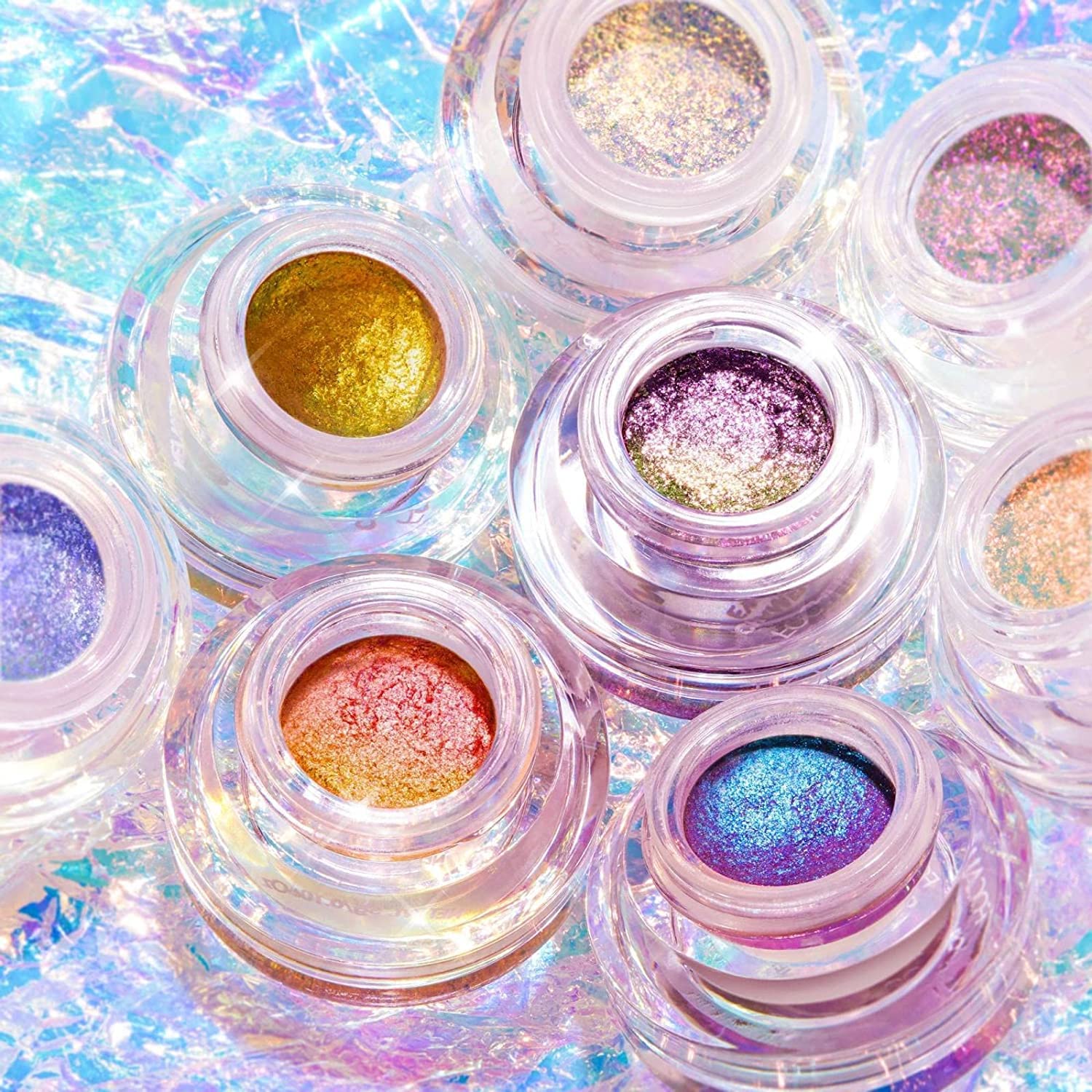 FOCALLURE Sombra de ojos crema camaleón, sombras de ojos cremosas que cambian de color intenso, altamente pigmentadas metálicas, brillantes,