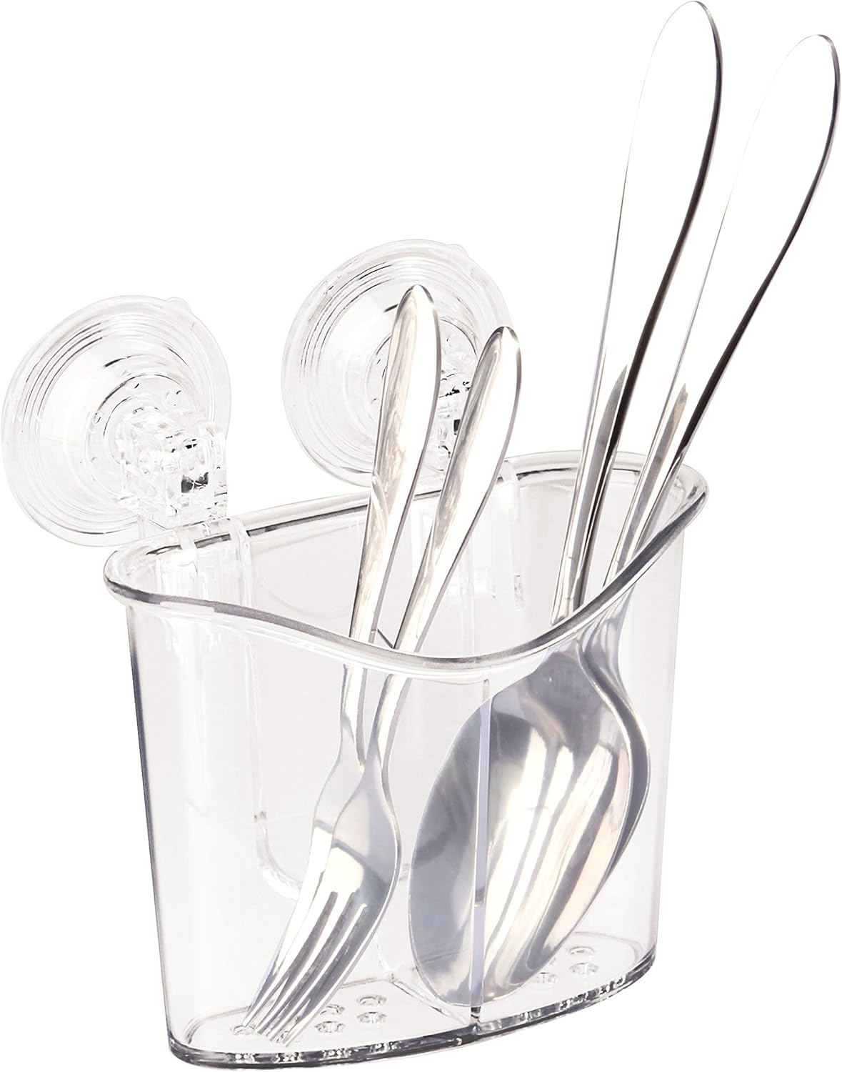 Better Houseware Soporte para cubiertos en el fregadero, grande, transparente