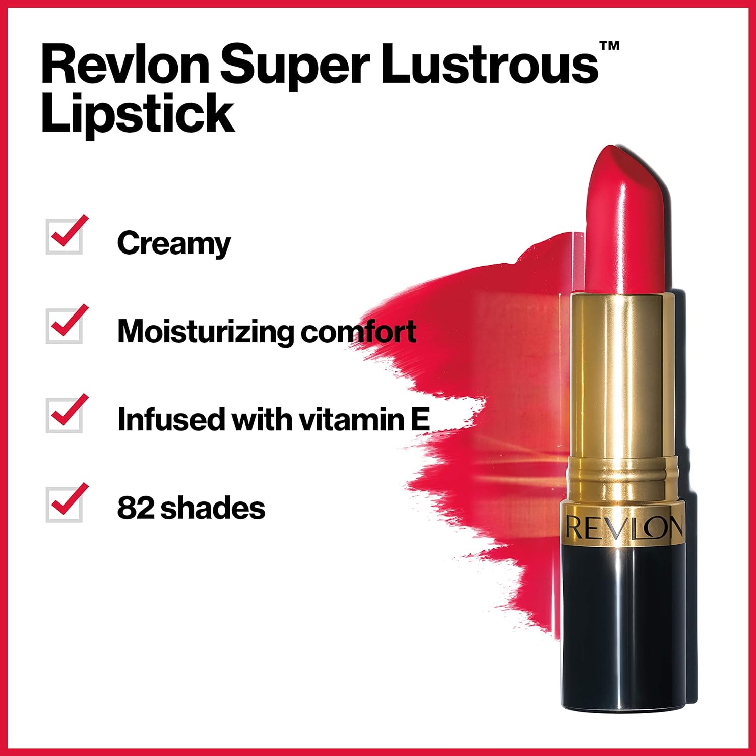 Revlon Super Lustrous Labial con vitamina E y aceite de aguacate, kit de regalo 3 unidades (420 Blushed – Pearl, 205 Champagne on Ice – Pearl)