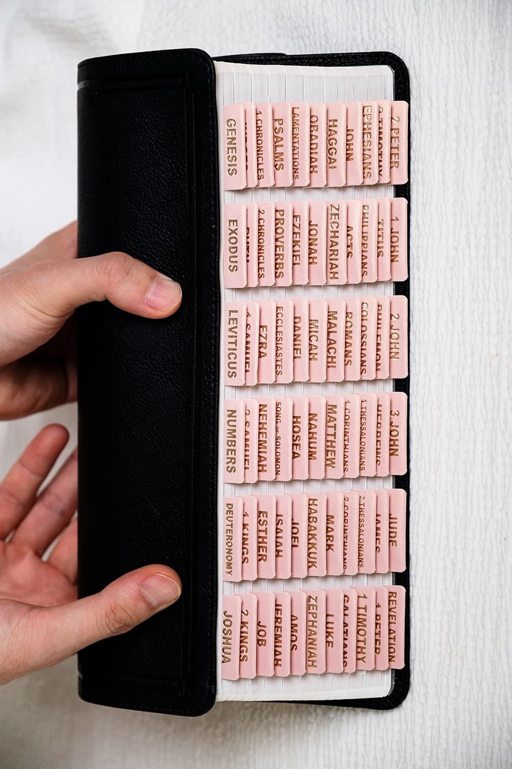Pestañas de cuero para la Biblia, pestañas de la Biblia para mujeres y hombres, pestañas de la Biblia para Biblia de estudio, 80 pestañas de índice