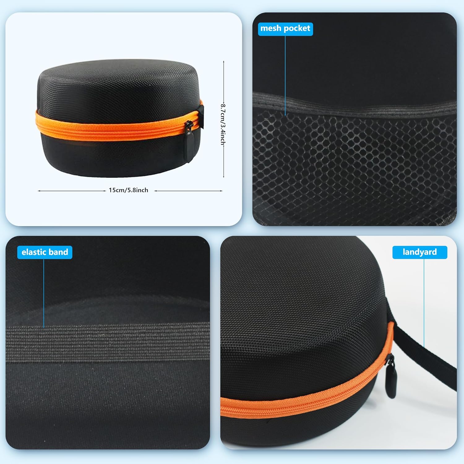 Funda rígida para altavoz de conferencia, estuche de viaje para altavoz Jabra Speak 510 410 Emeet MM0 M2 M1A Airhug Anker Powerconf Maxhub B21