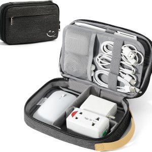 Travelkin – Organizador de cables Travrel, organizador electrónico de viaje, bolsa organizadora de cables para cables, cargadores de teléfono, Travelkin – Organizador de cables Travrel, organizador electrónico de viaje, bolsa organizadora de cables para cables, cargadores de teléfono,
