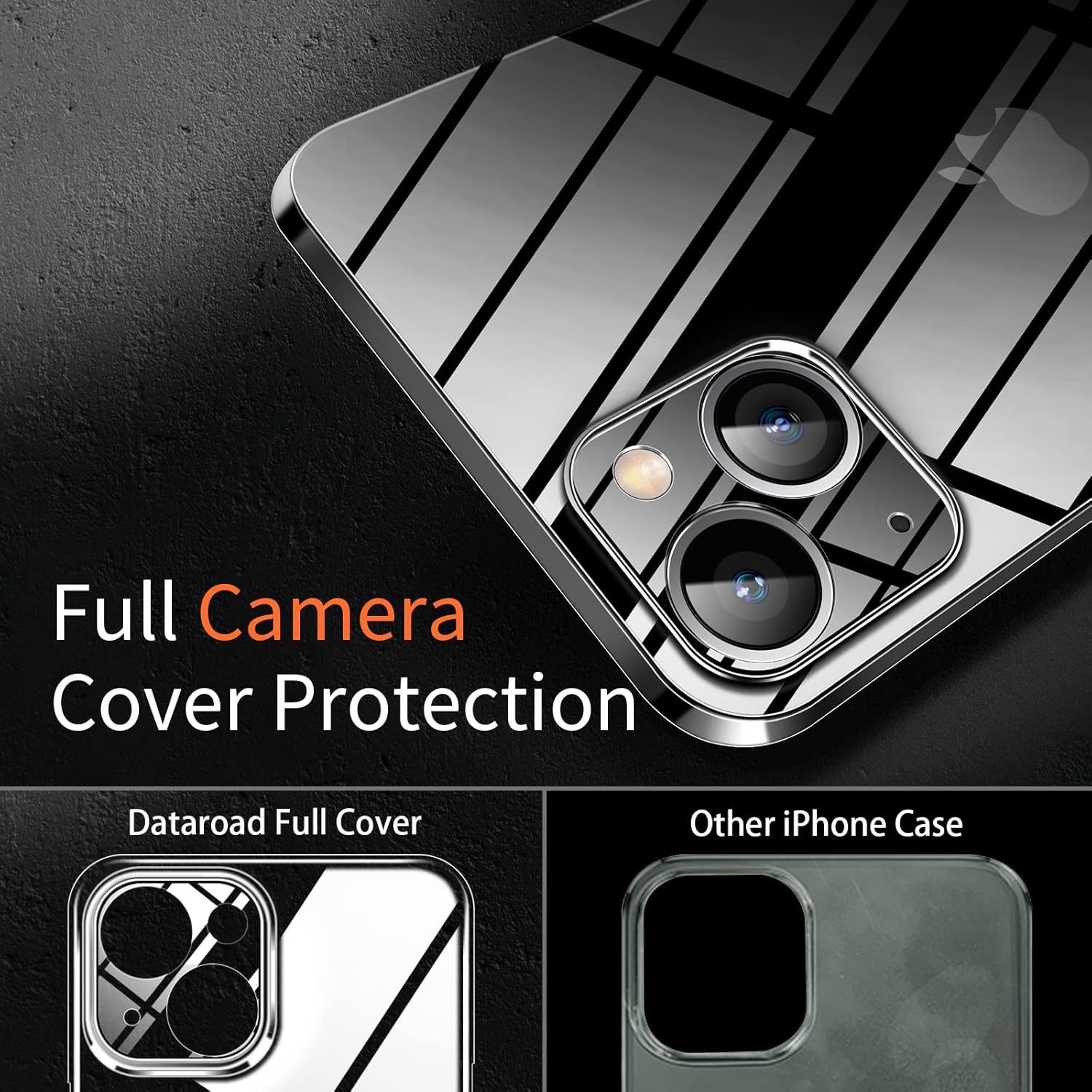 Dataroad – Funda delgada para iPhone 15 Plus, 0.008 in, papel fino, funda ligera translúcida con acabado mate, protección trasera de polipropileno