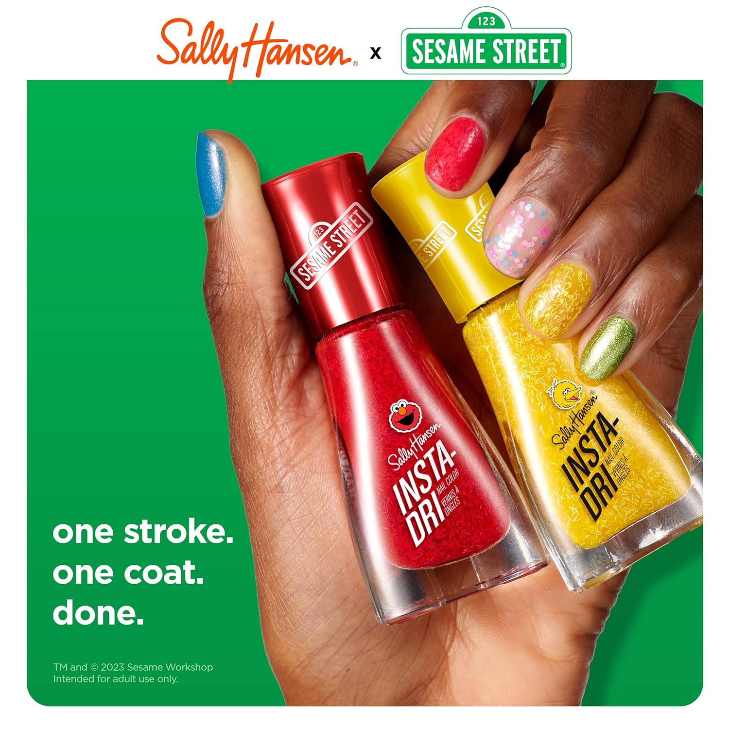 Sally Hansen Insta-Dri Sesame Street Collection Esmalte de uñas SCRAM! 0.31 fl oz