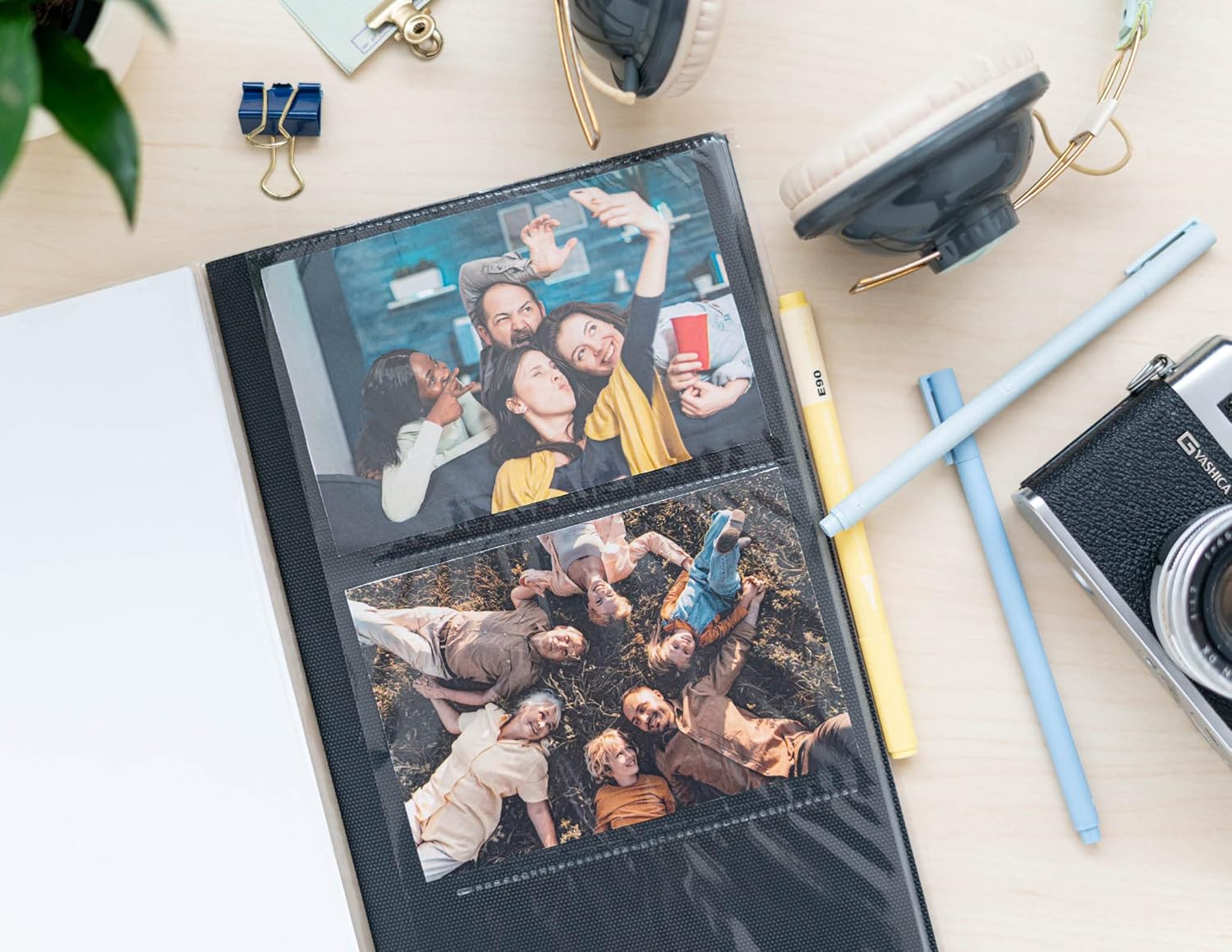 Álbum de fotos oficial de Nueva York – Álbum de fotos de 6 x 4  3.9 x 5.9 in – Álbum de fotos familiar con 96 bolsillos – Regalos para amigos –