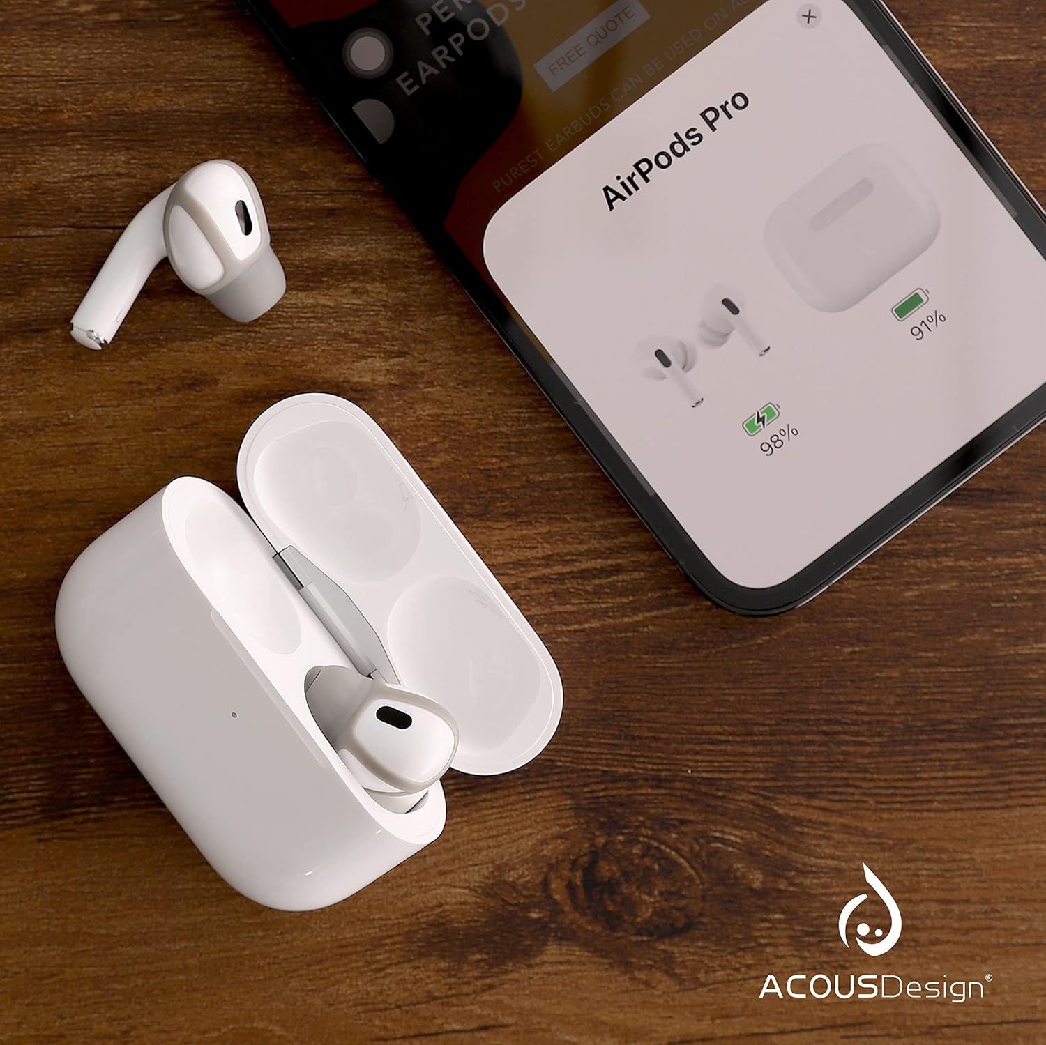 ACOUS Design Purest Pro – Fundas de silicona antideslizantes para audífonos deportivos de repuesto para mejorar la calidad de sonido, compatible con
