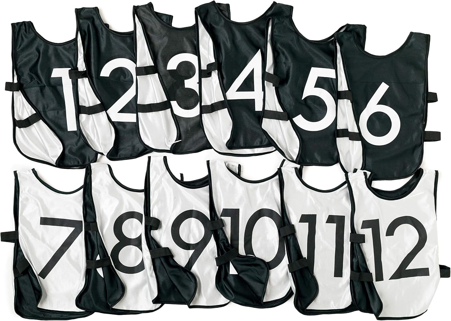 Pinnies – Chalecos de práctica numerados reversibles para fútbol, baloncesto, pruebas, ligas, adultos y niños