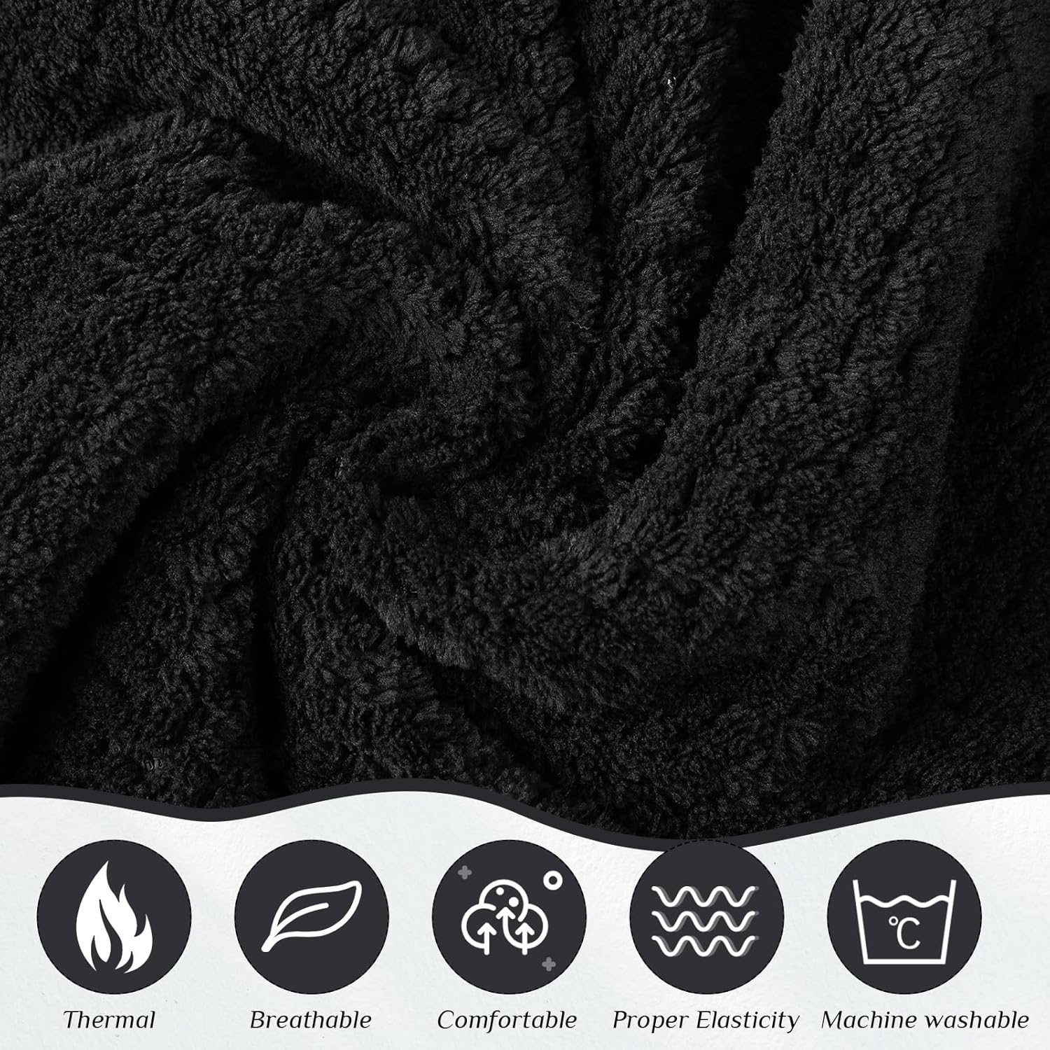 Tigeen 6 toallas de baño para mujer, bata de spa con cierre ajustable, parte superior elástica, vestido ligero (Negro, M)