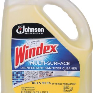 Windex 657067T multisuperficieLimpiador desinfectante, cítricos, botella de 1galón (caja con 4) Windex 657067T multisuperficieLimpiador desinfectante, cítricos, botella de 1galón (caja con 4)