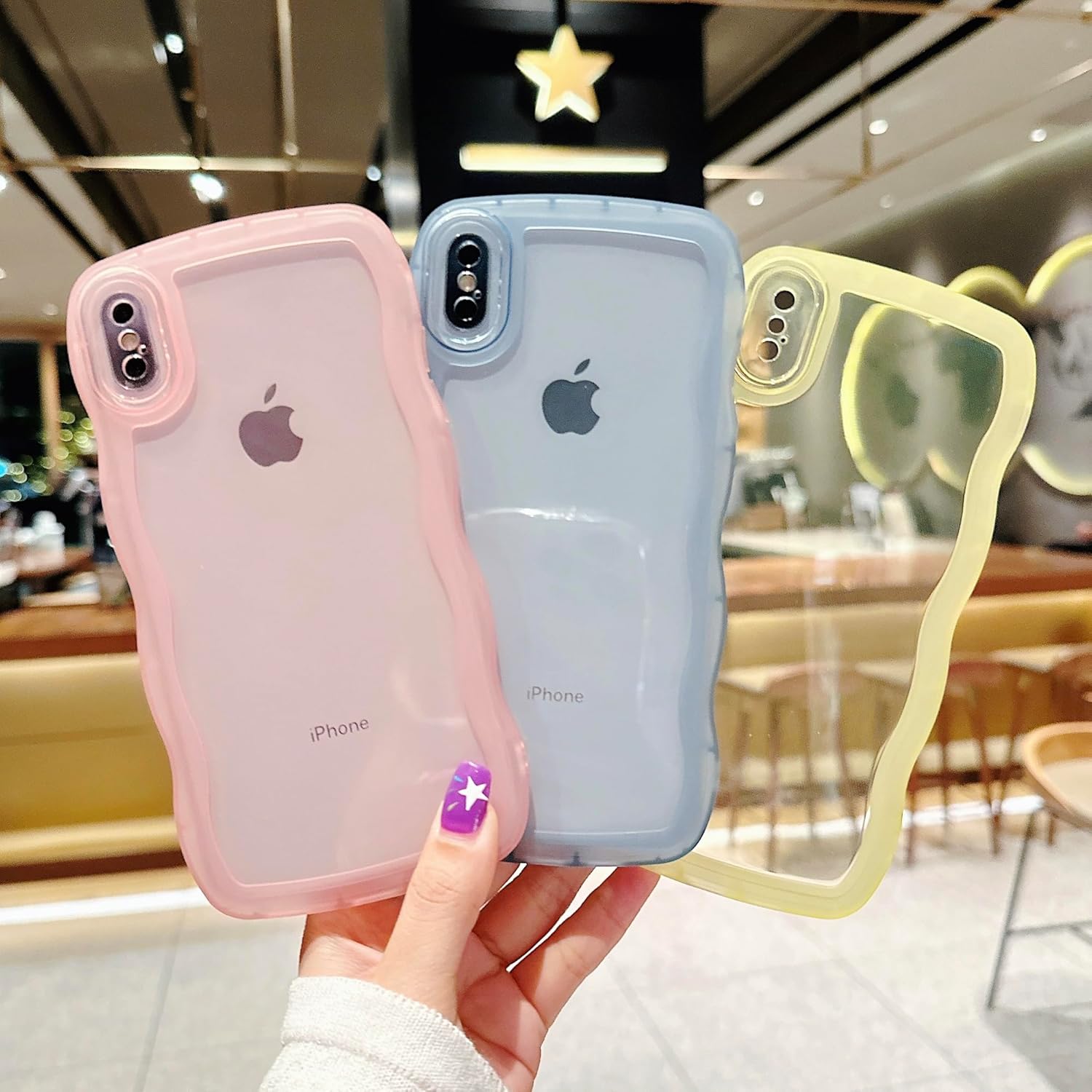 XIQI Funda compatible con iPhone Xs Max de 6.5 pulgadas, linda funda protectora de silicona suave a prueba de golpes para mujeres y niñas,