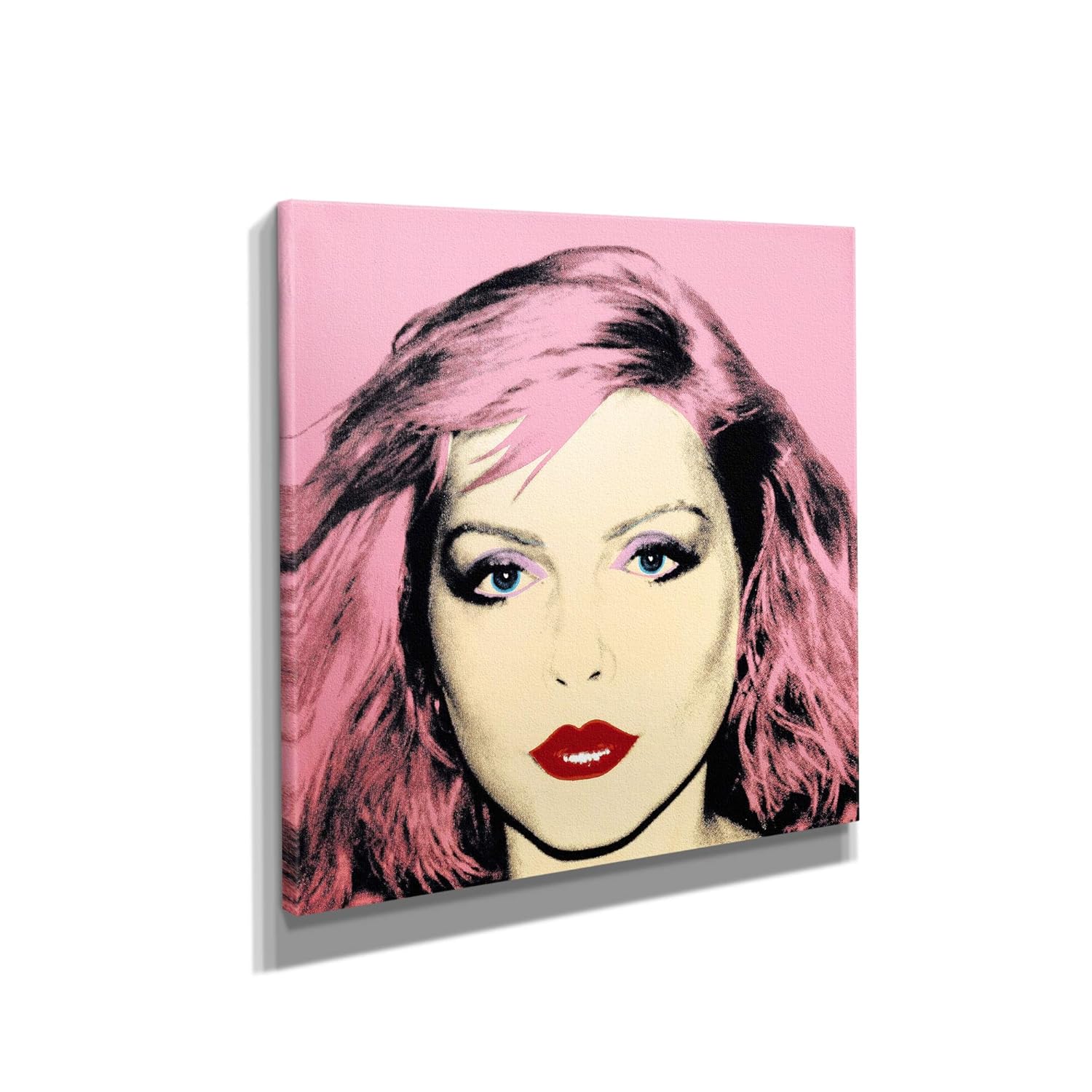 Andy Warhol- Debbie Harry – Pop Art – Blondie – Canvas Art Wall Art Home Decor – Various Sizes (12in x 12in Gallery Wrapped)