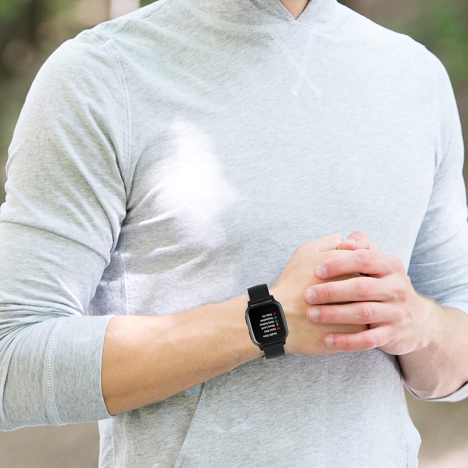 FitTurn Correa de silicona suave y colorida compatible con Garmin Venu Sq Watch de repuesto de liberación rápida, correa deportiva compatible con