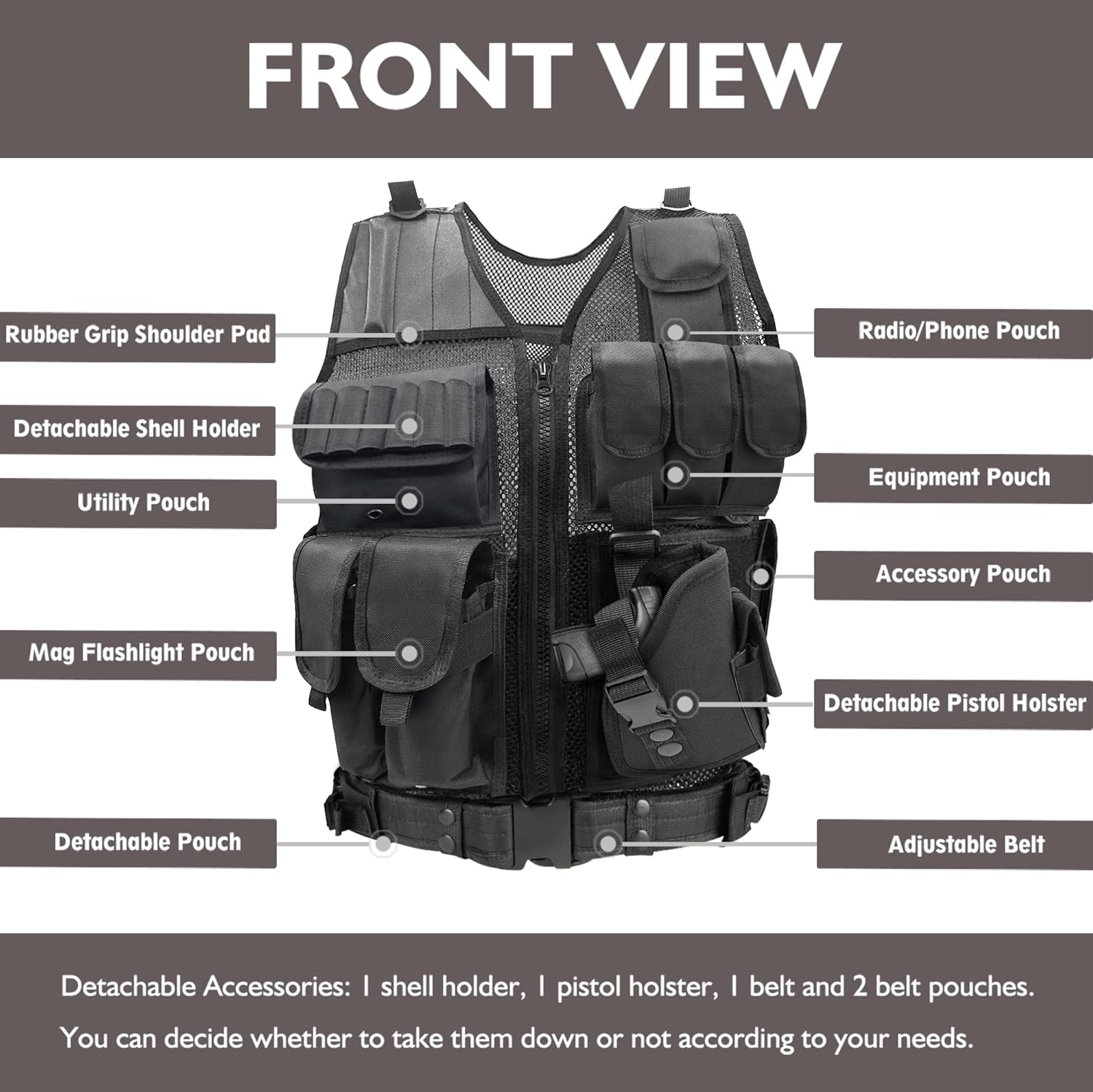Chaleco de Airsoft para adultos, ajustable, S-XXXXL, chaleco táctico para hombres, ligero, transpirable, nailon 600D, chaleco de combate juvenil
