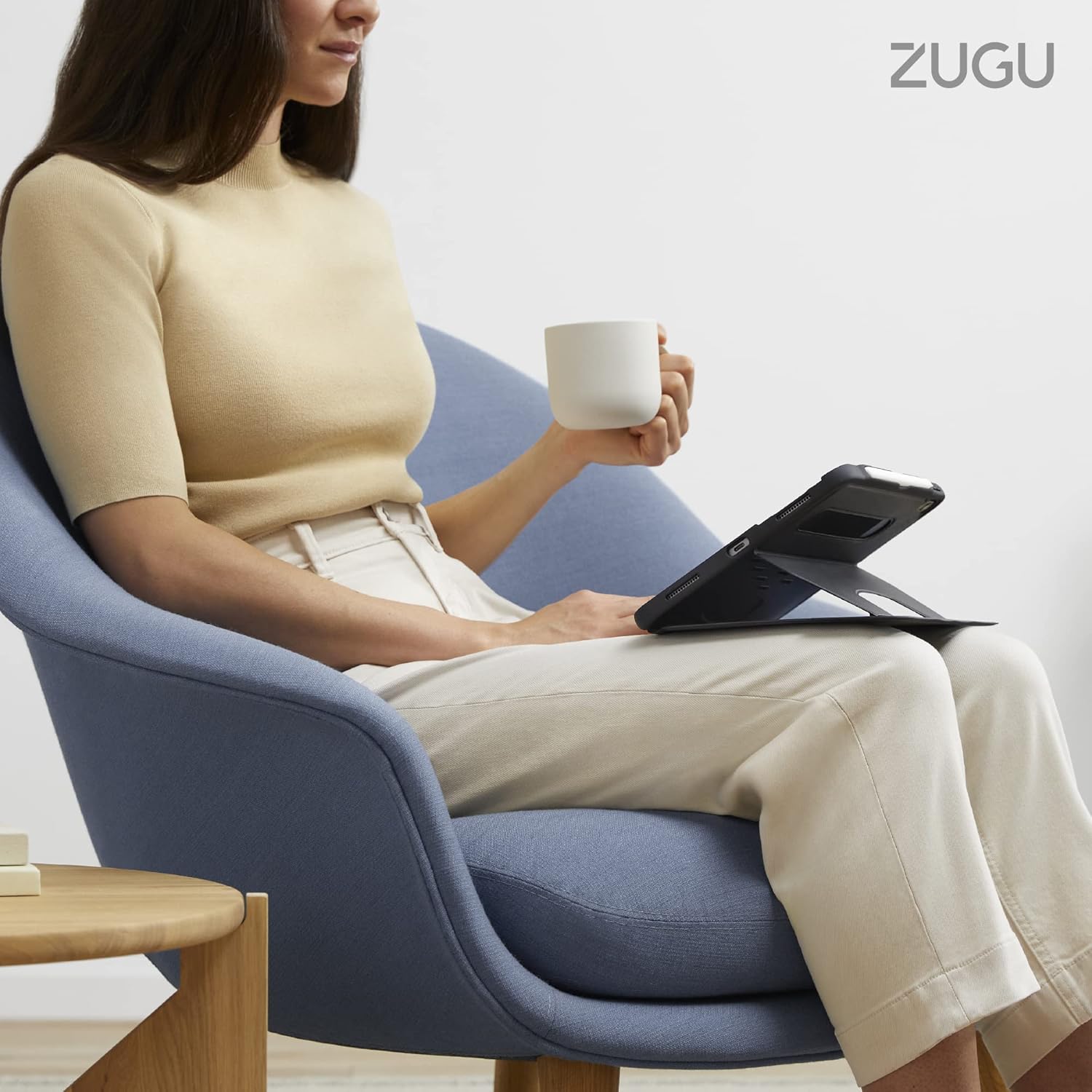 ZUGU CASE Funda protectora para iPad Air Gen 4 y 5 de 10.9 pulgadas (20202022) – Funda protectora, ultrafina, magnética, función de