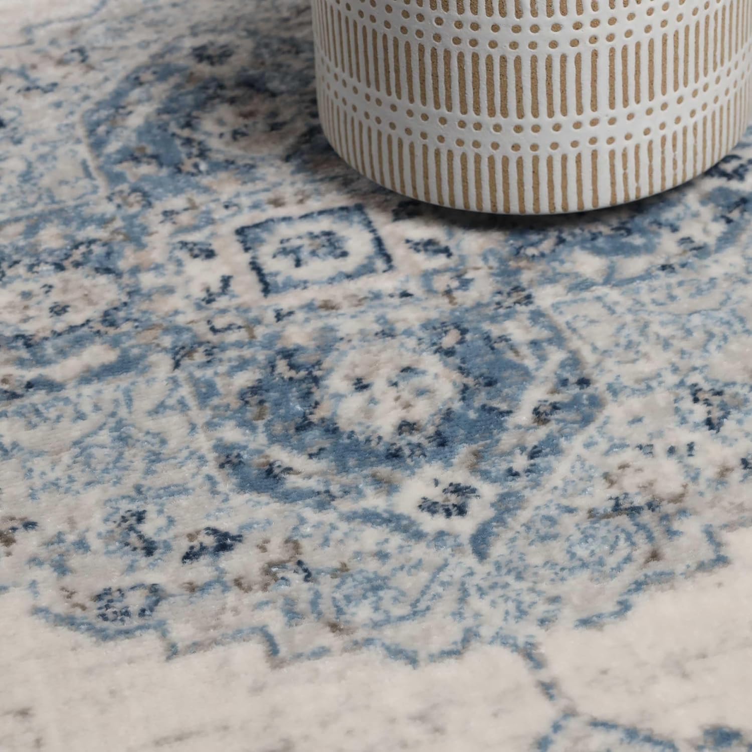 SUPERIOR Demelza – Alfombra interior con respaldo de algodón, perfecta para pasillos, entrada, oficina, sala de estar, madera dura, azulejos o