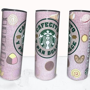 Cafecito y Pan Dulce – Stainless Steel Tumbler – Handmade Cafecito – 20oz Straight Skinny Tumbler (20oz) Cafecito y Pan Dulce – Stainless Steel Tumbler – Handmade Cafecito – 20oz Straight Skinny Tumbler (20oz)