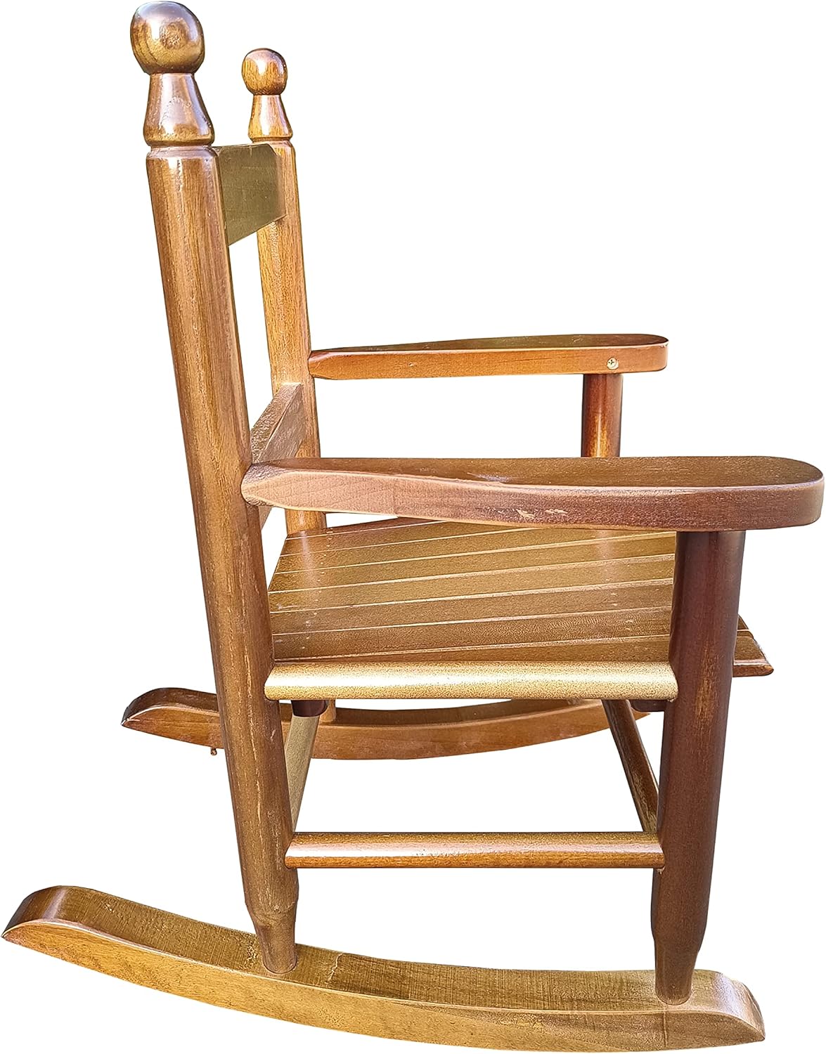 HomVent Mecedora para niños, mecedora de madera para interiores y exteriores, mecedora de porche para niños, jardín, césped, balcón, patio trasero