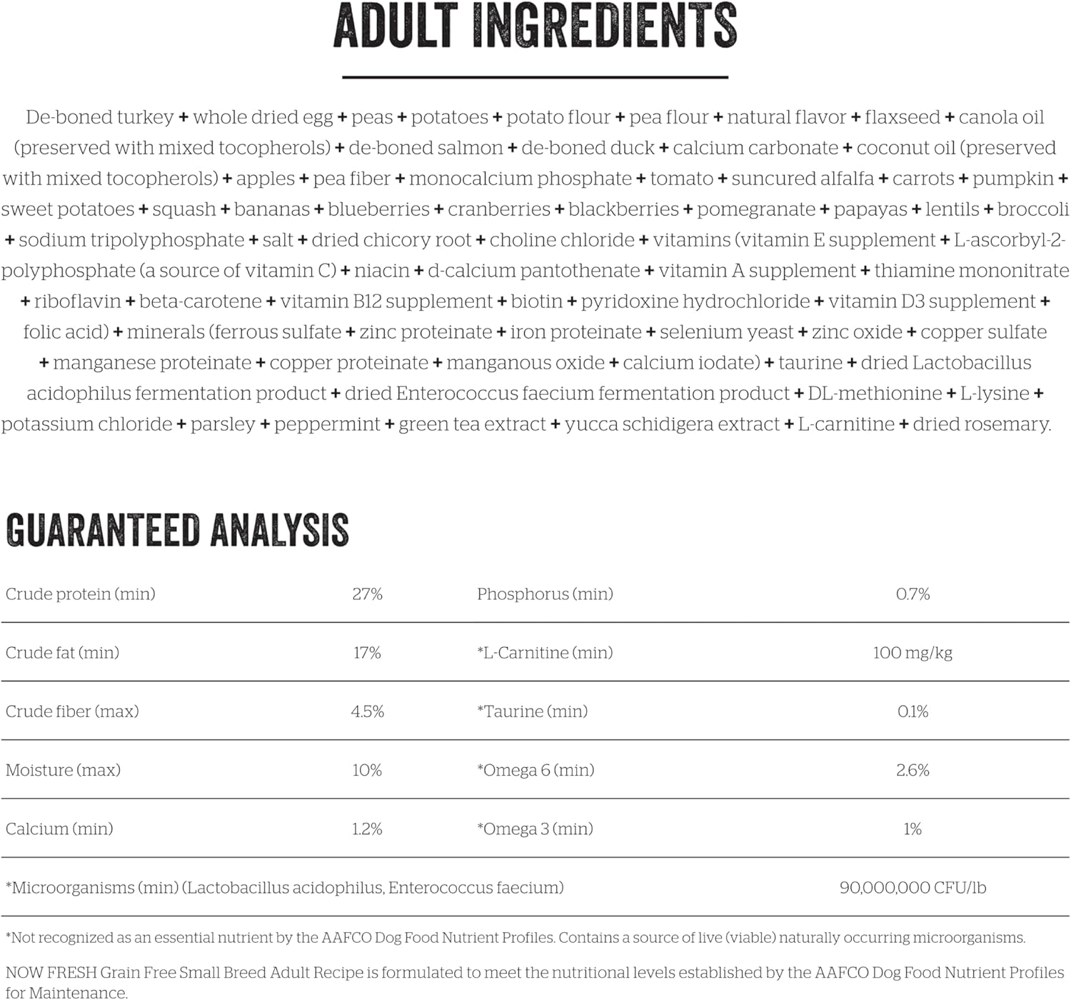 Now Fresh – Alimento para perros adultos de raza pequeña, sin granos, 12 libras y Now Fresh sin cereales, alimento para perros mayores de raza