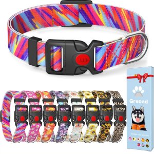 Collar de perro con patrones especiales para perros grandes, hembras y machos, collar para cachorros extra pequeños y medianos, collares suaves y Collar de perro con patrones especiales para perros grandes, hembras y machos, collar para cachorros extra pequeños y medianos, collares suaves y