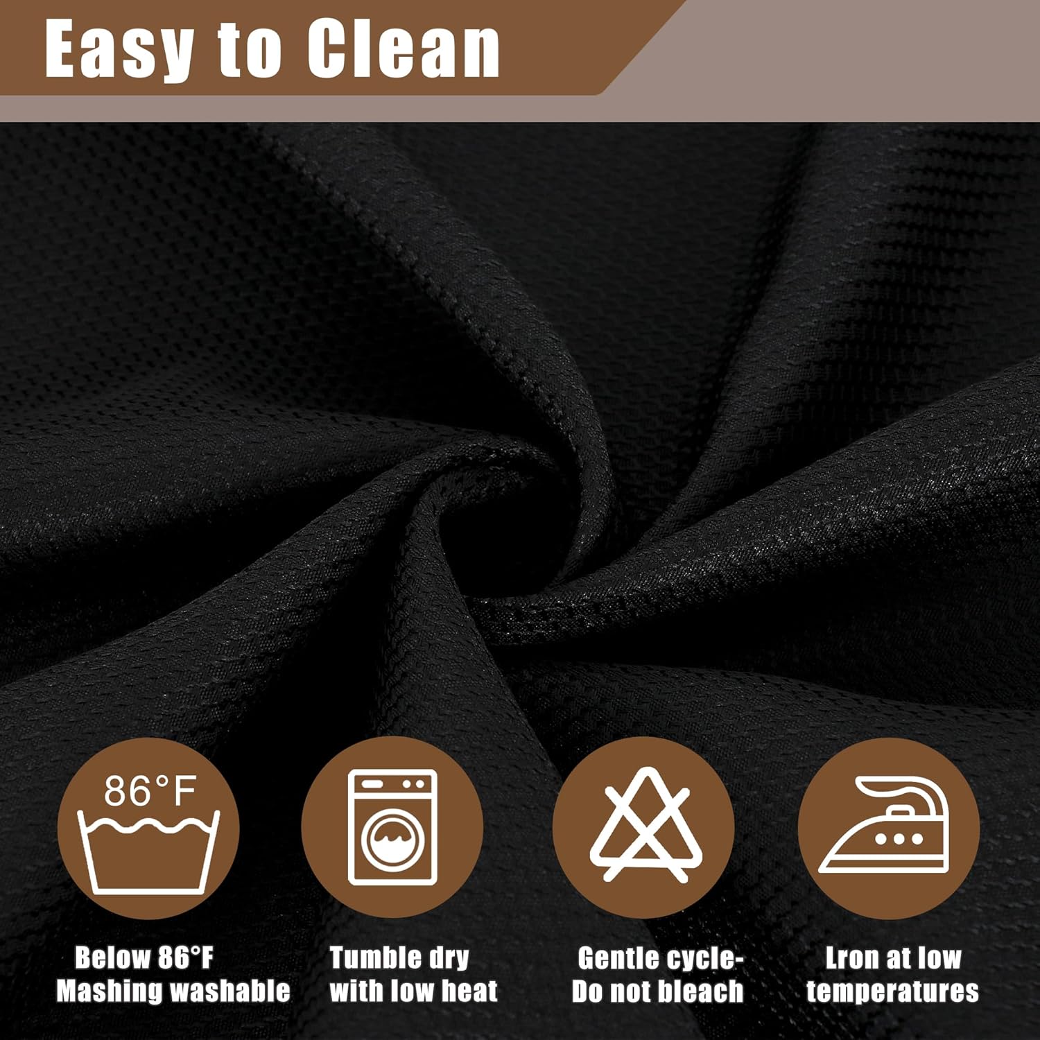 Fitable Paquete de 2 manteles cuadrados texturizados, ropa de mesa de tela con aspecto de lino para mesa de cartasmesa de café de 4 pies, fundas