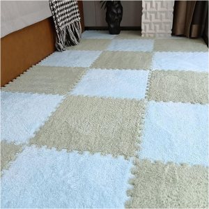 10 tapetes de espuma de rompecabezas de felpa, entrelazados, suaves y antideslizantes, tapete de espuma para gimnasio en casa, 12 x 12 pulgadas1 x 1 10 tapetes de espuma de rompecabezas de felpa, entrelazados, suaves y antideslizantes, tapete de espuma para gimnasio en casa, 12 x 12 pulgadas1 x 1