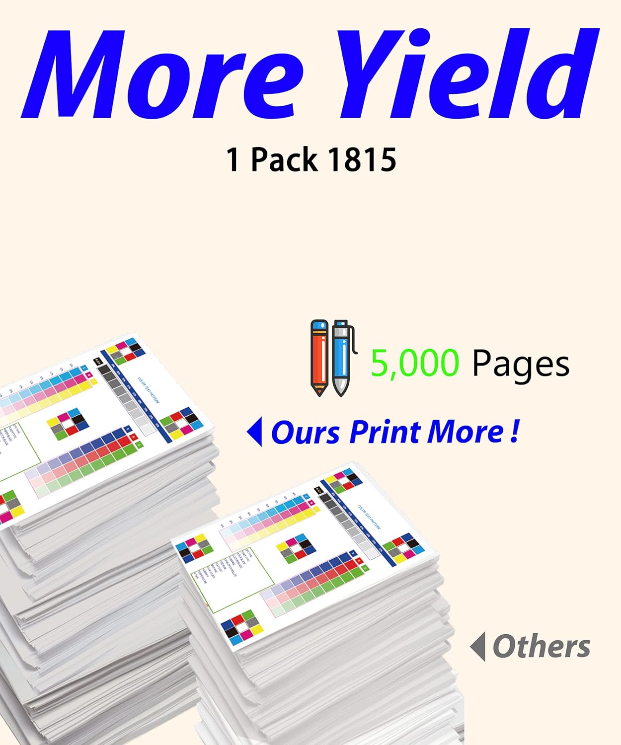 Paquete de 1 cartucho de tóner compatible con ColorPrint de alto rendimiento para impresora láser Dell 1815DN 1815 multifunción 310-7943 NF485 PF658