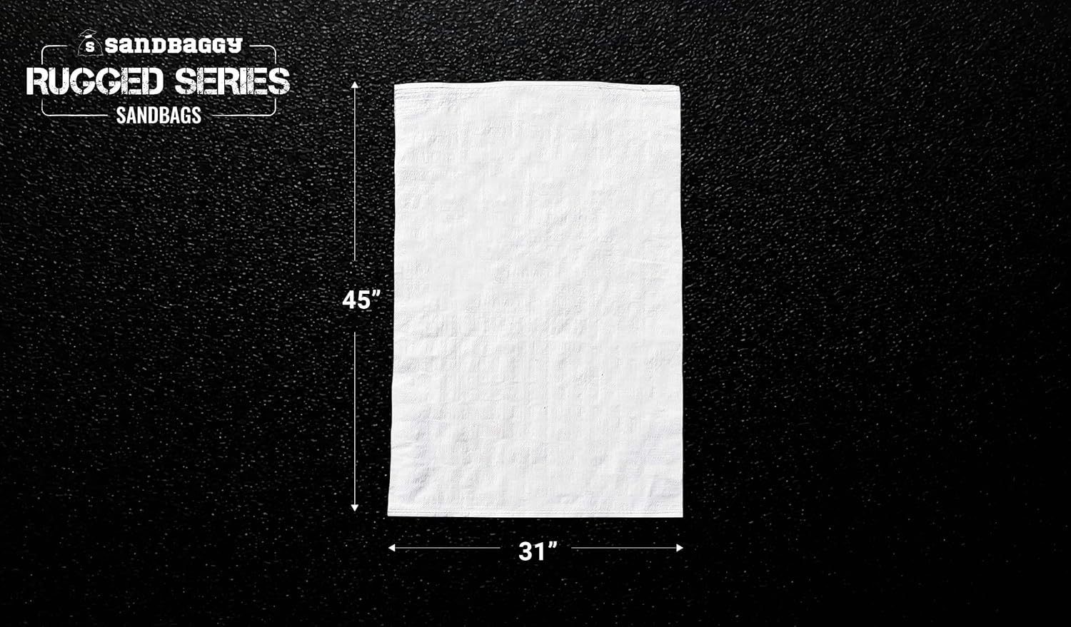 Sandbaggy Sacos de arena grandes – Tamaño 31 “x 45” – Bolsas gruesas para contratistas resistentes, bolsas de basura resistentes, bolsa de basura,