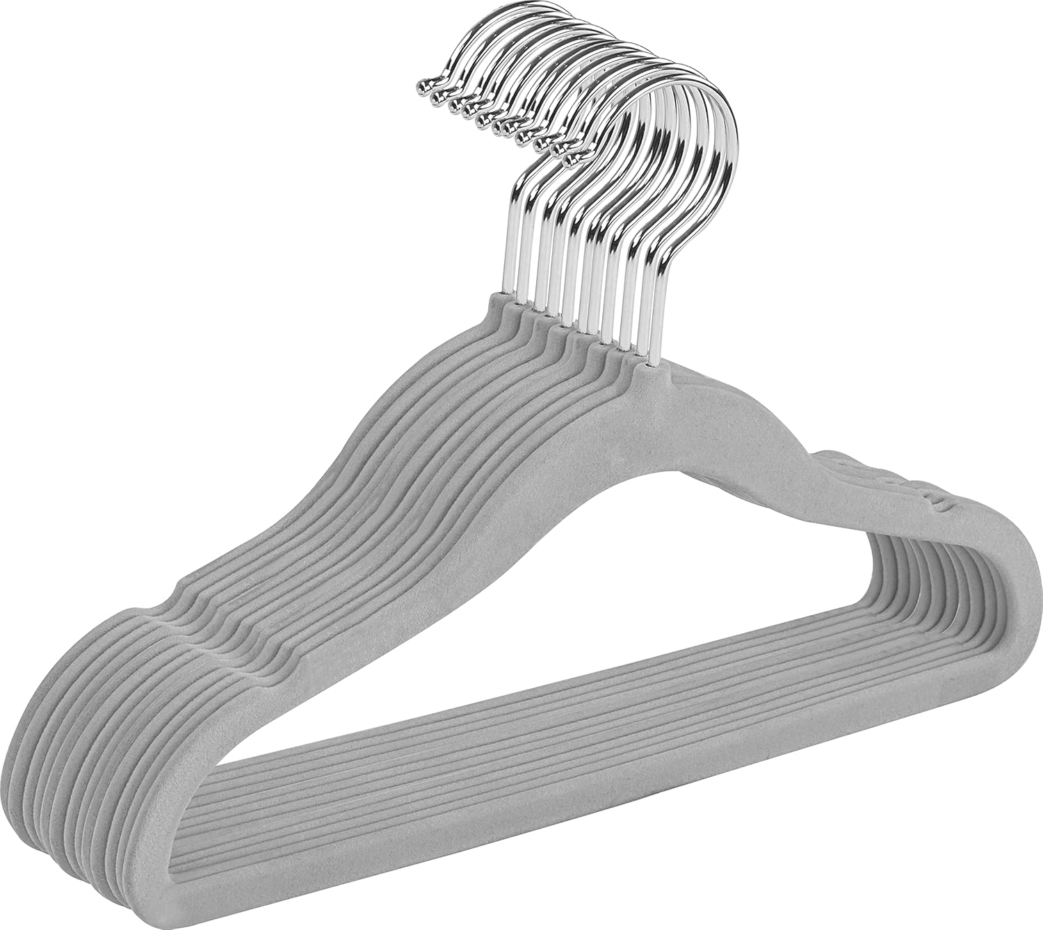 Utopia Home Perchas de terciopelo para niños (paquete de 30)  Perchas duraderas de 11 pulgadas para bebé para armario  Perchas perfectas para niños
