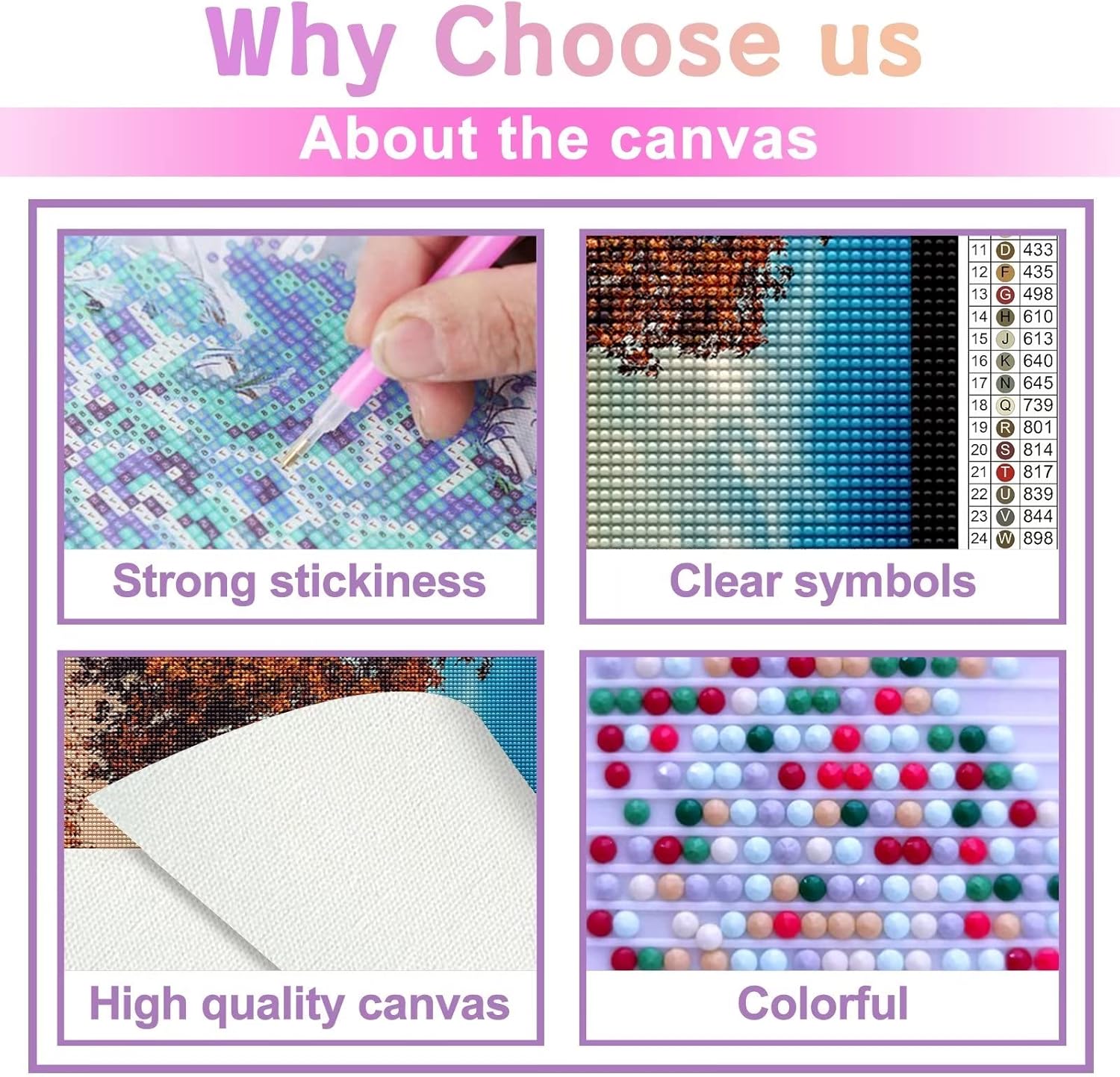 Kits de pintura de diamantes 5D para adultos, flores de jacinto, bordado completo, punto de cruz, pinturas de diamantes de imitación de cristal,
