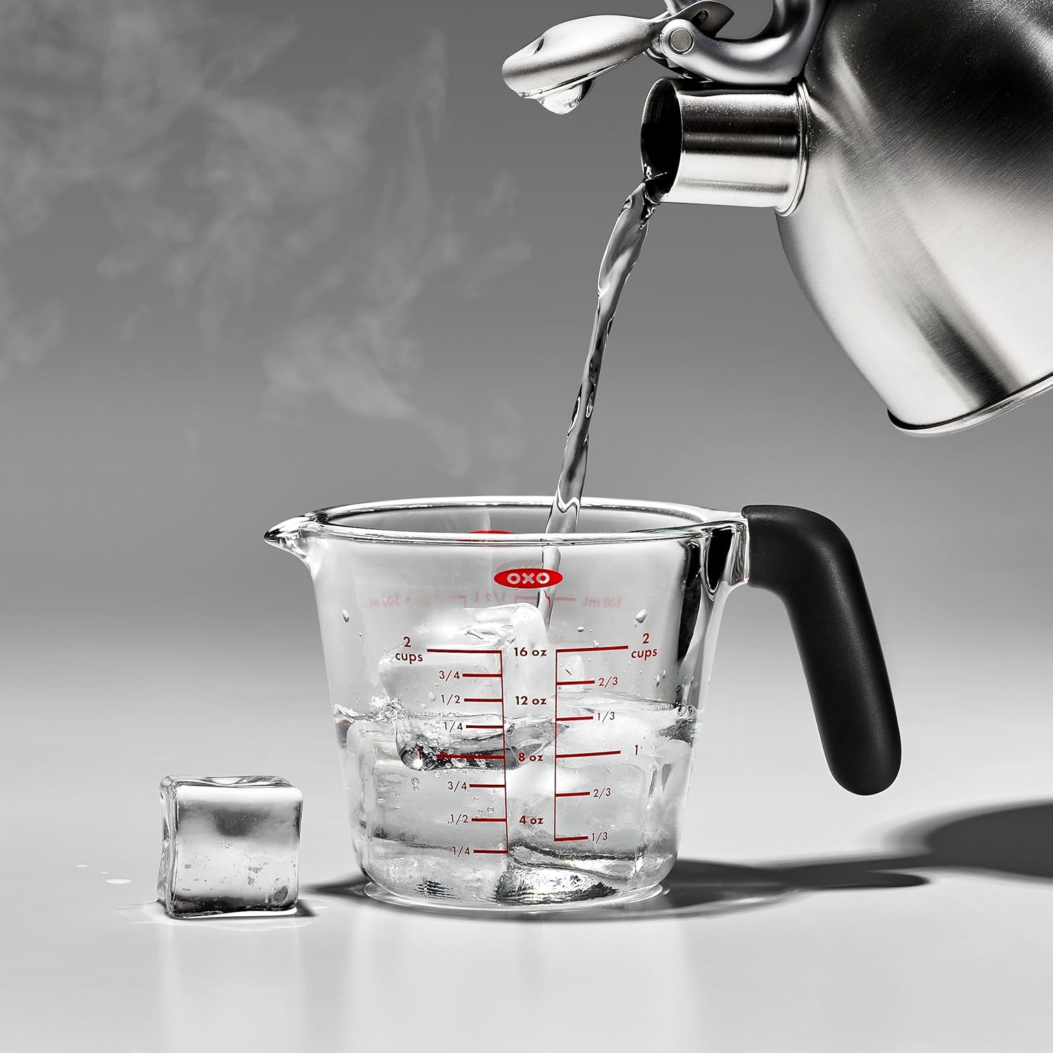 OXO Good Grips – Taza medidora de vidrio (2 tazas)