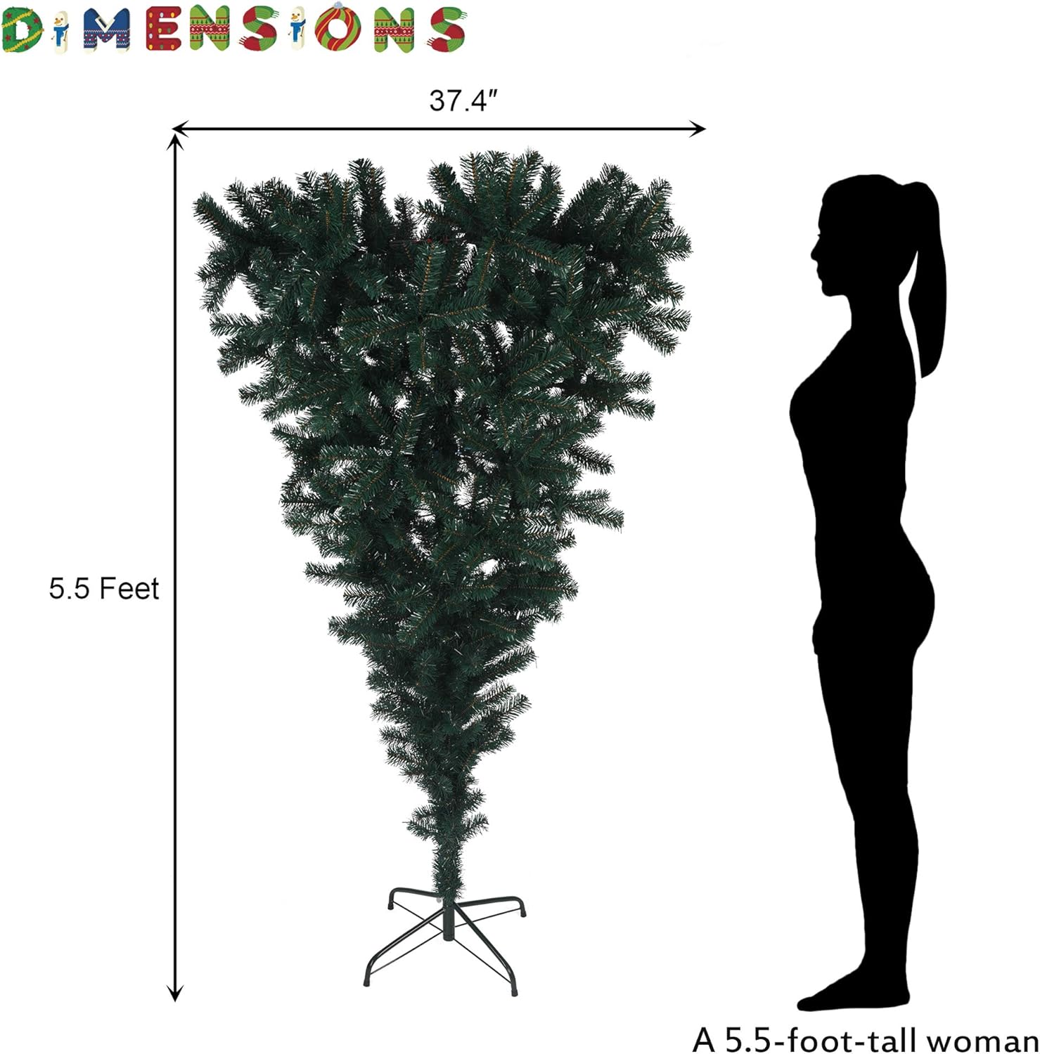 LUCKYERMORE – Árbol de Navidad artificial