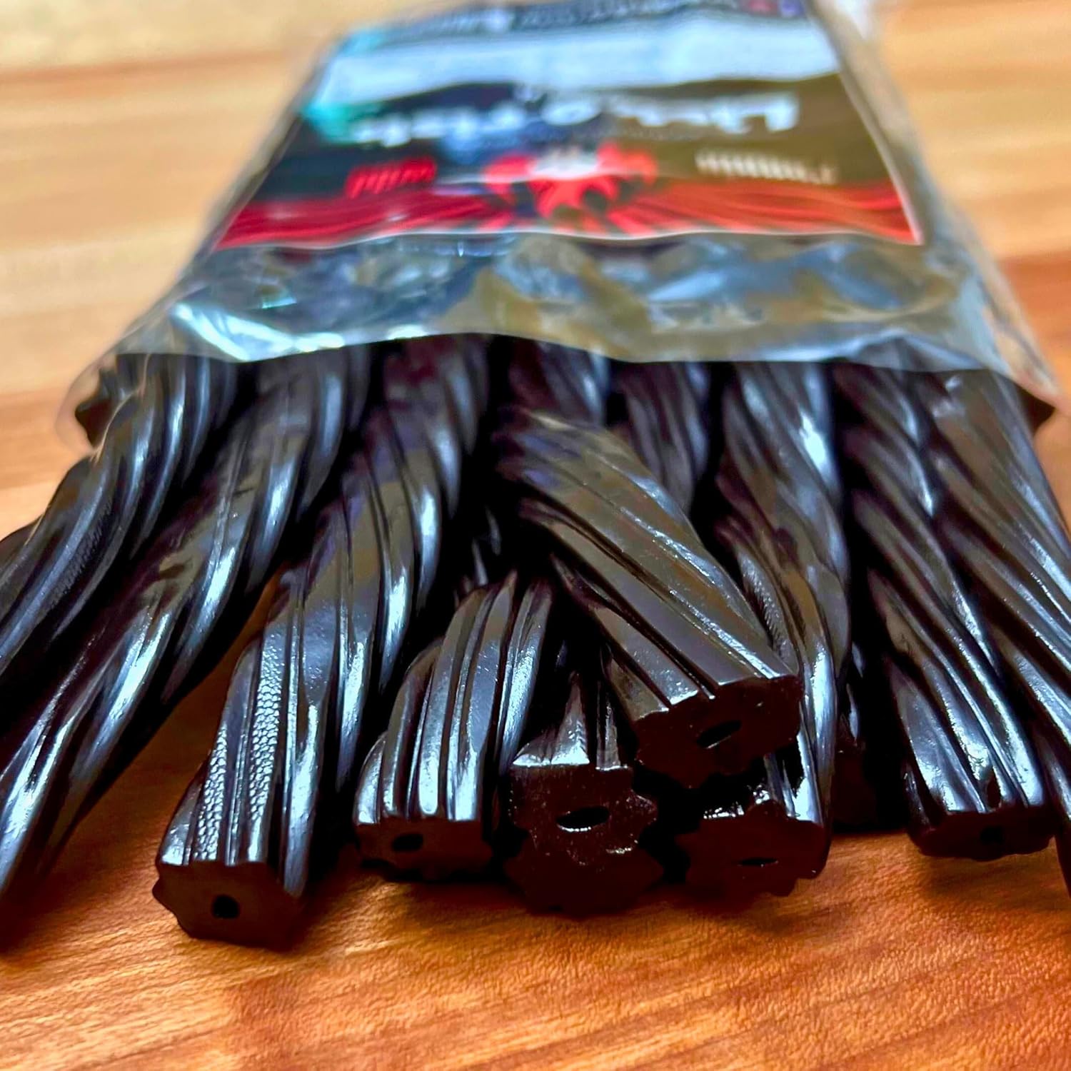 Caramelo de regaliz negro  Lick-o-rish 3 libras en total (juego de 3 bolsas, 1 libra cada una)
