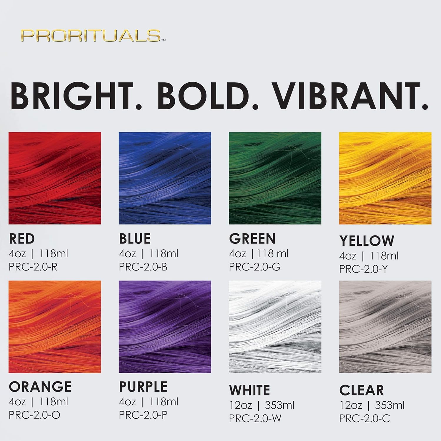 Prorituals ProPigment 2.0 – Tinte profesional para el cabello, tinte para cabello rojo permanente, color vibrante, tinte para el cabello rojo con