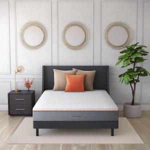 Craft & Trade Colchón híbrido de espuma viscoelástica y bobina, espuma CopperGel y bobinas de borde de calibre, 10 pulgadas, completo Craft & Trade Colchón híbrido de espuma viscoelástica y bobina, espuma CopperGel y bobinas de borde de calibre, 10 pulgadas, completo