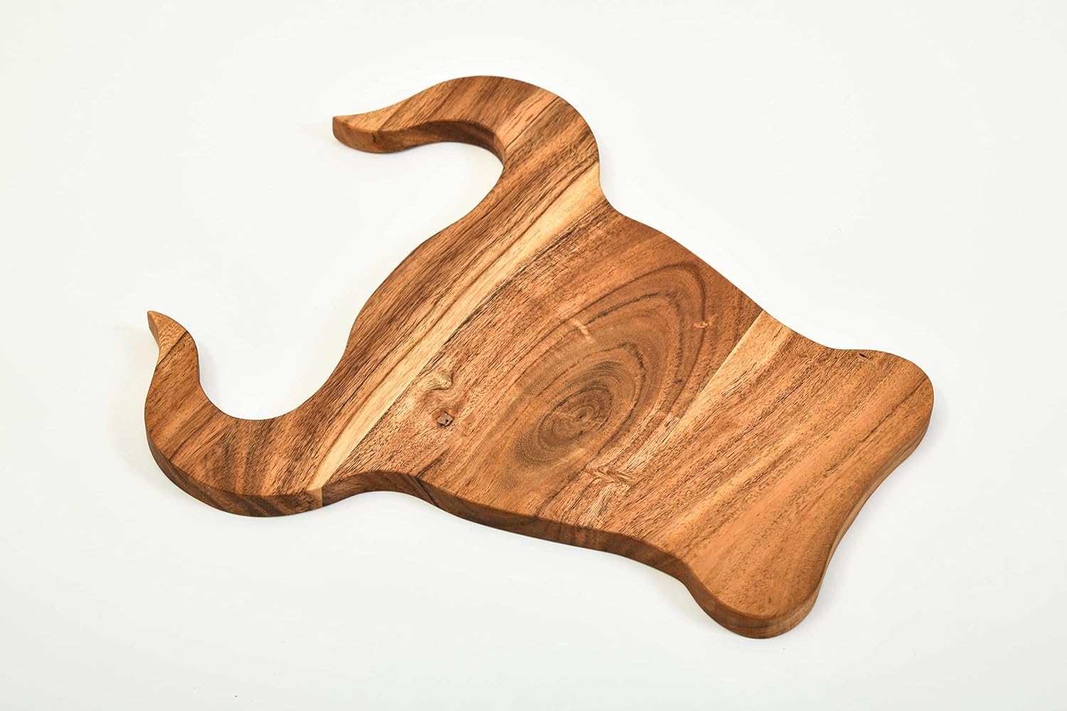 Treen Art Tabla de cortar de madera para cocina, 13 pulgadas de largo x 12 pulgadas de ancho, tablas de cortar de madera con forma de cabeza de