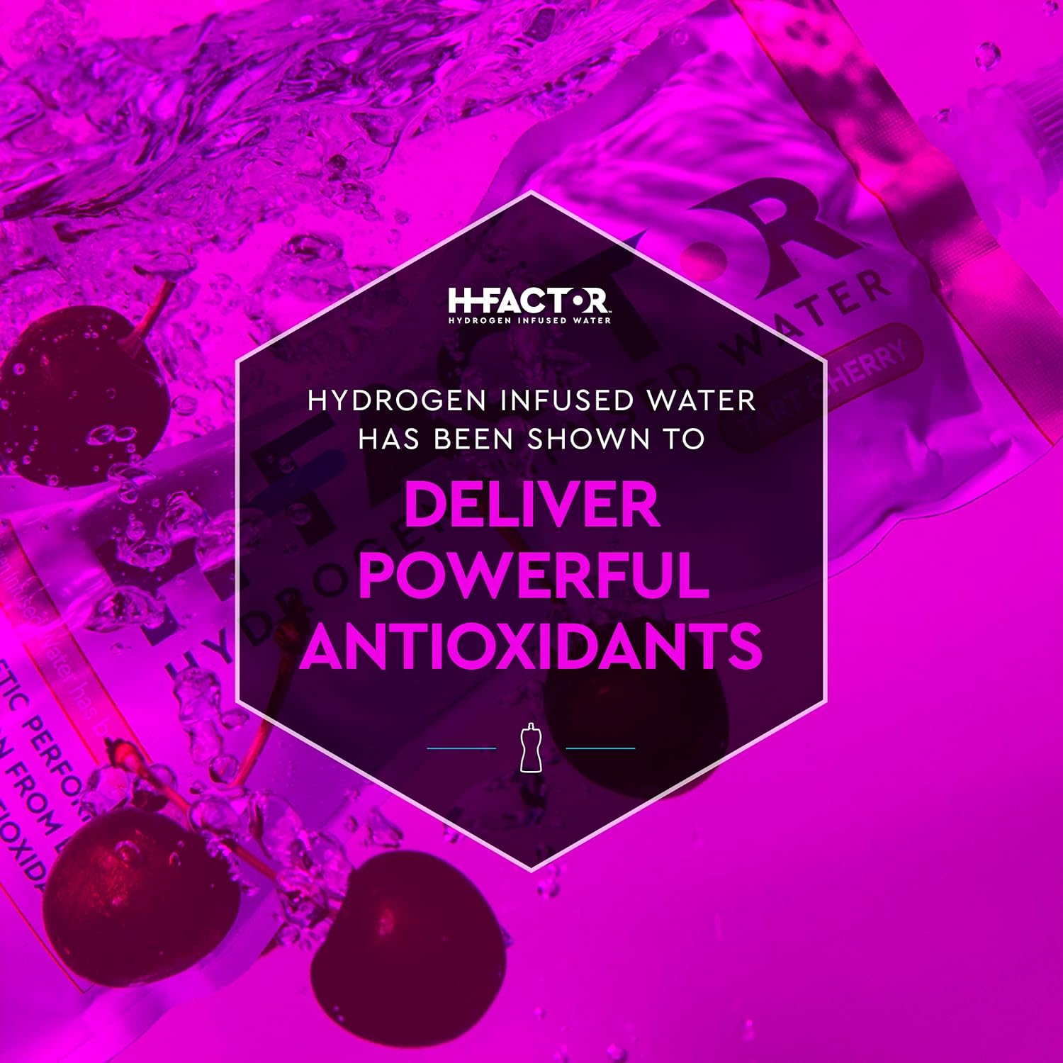 H Factor – Agua con infusión de hidrógeno, 12 unidades