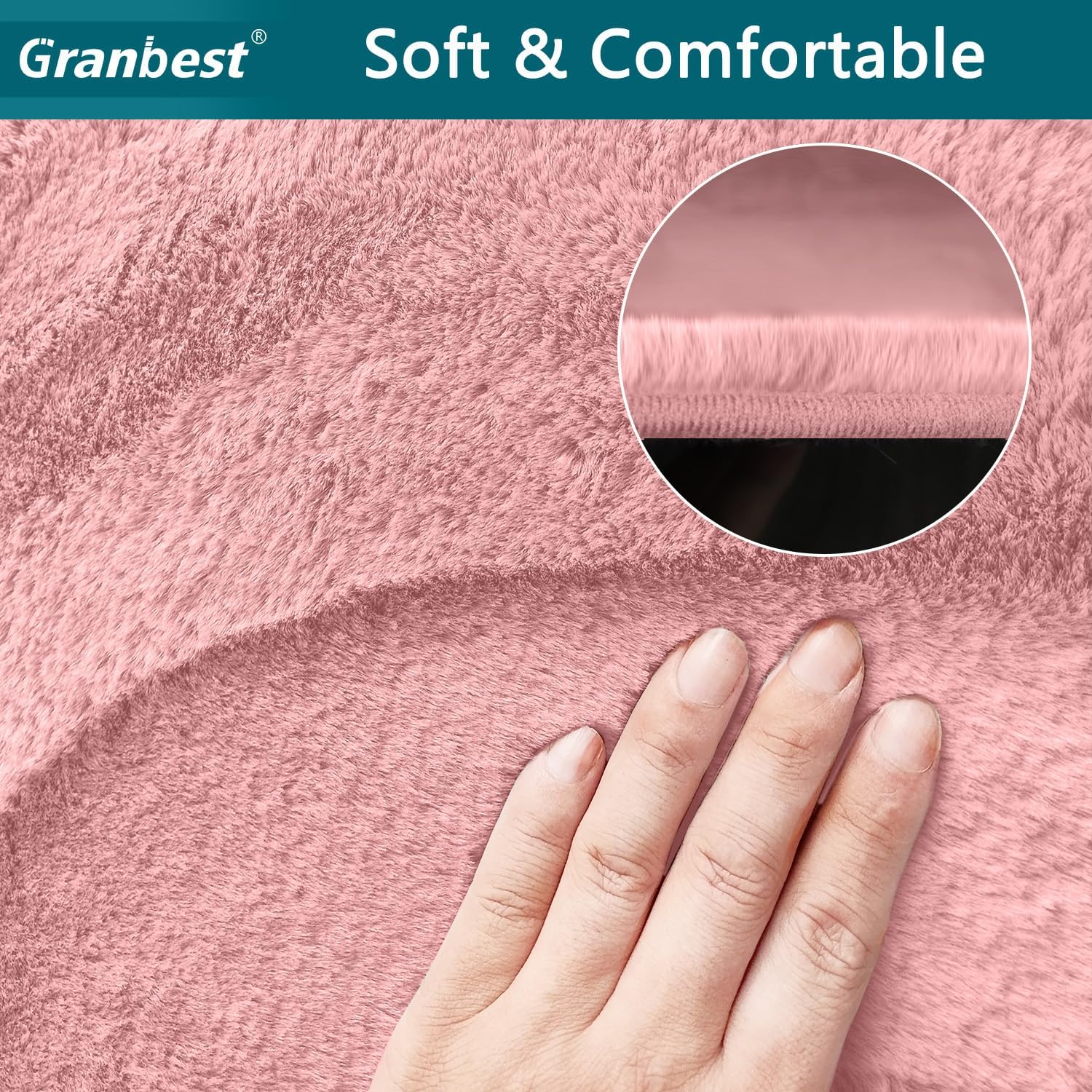 Granbest Funda gruesa de lujo para sillón reclinable que se asemeja a la piel de conejo, elegante funda de felpa para silla reclinable, protector