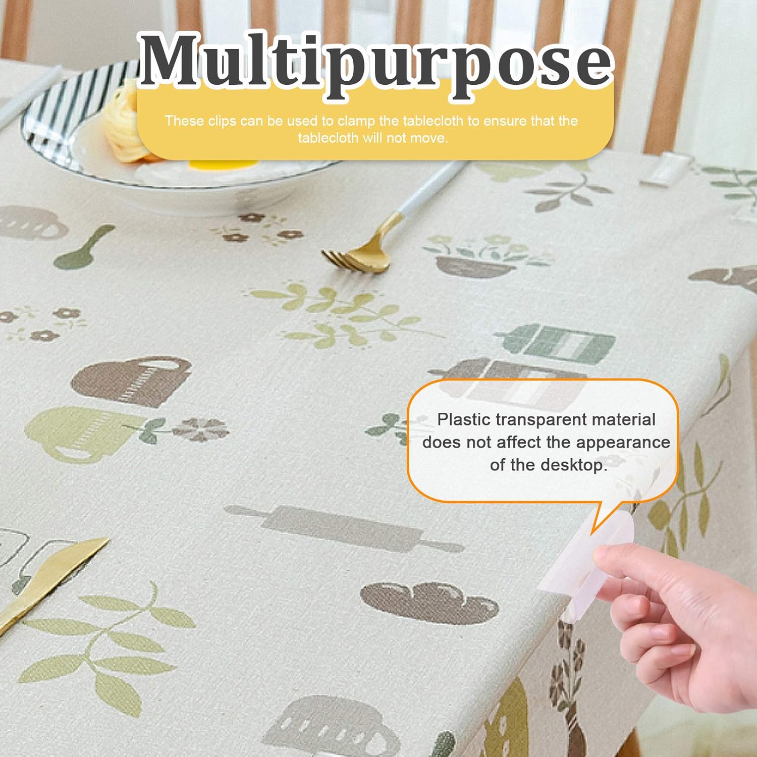 30 clips para zócalo de mesa, clips para mantel para borde de mesa de 34 a 1 pulgada con gancho y bucle, ideal para eventos en interiores y