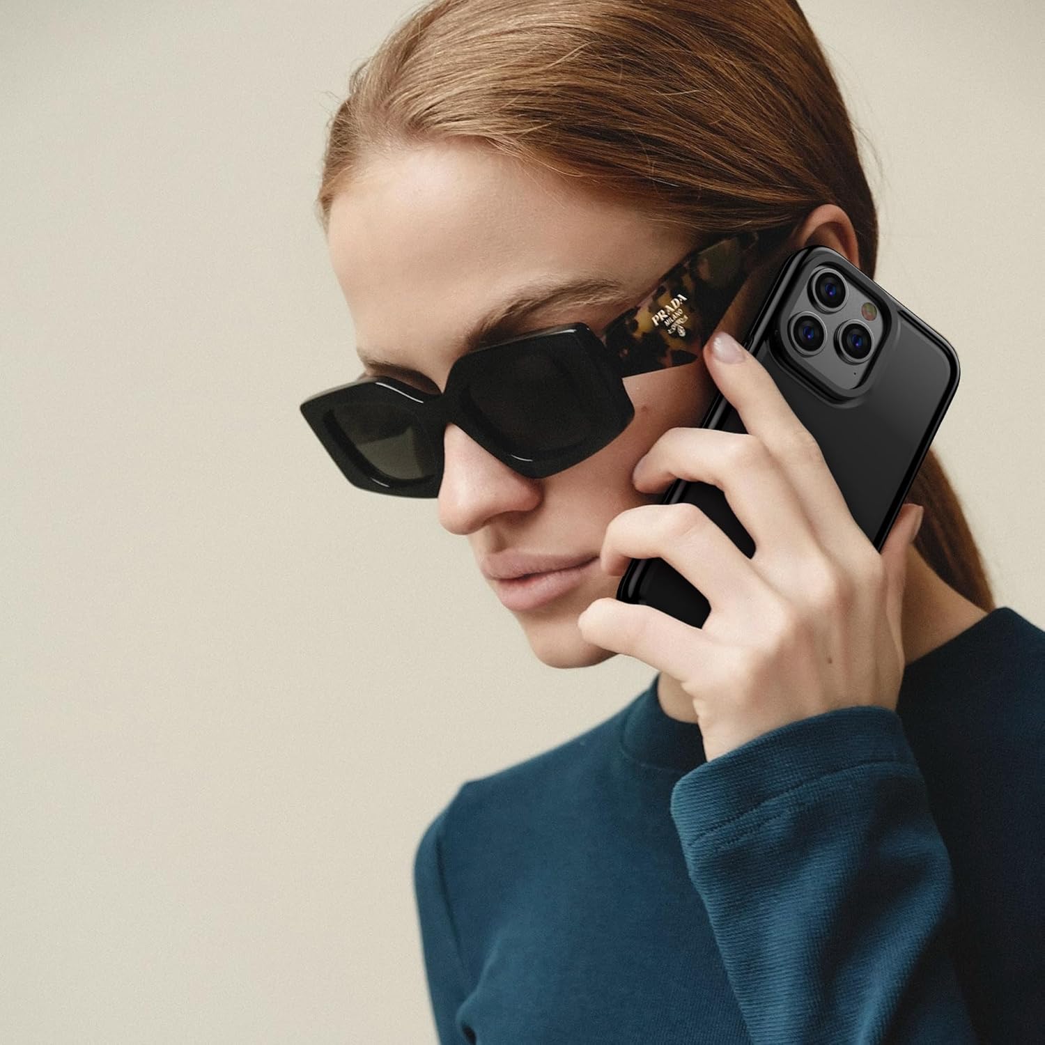 Funda compatible con iPhone 15 Pro Max para mujeres y hombres, delgada, dura, translúcida, mate, a prueba de golpes, funda protectora para iPhone 15