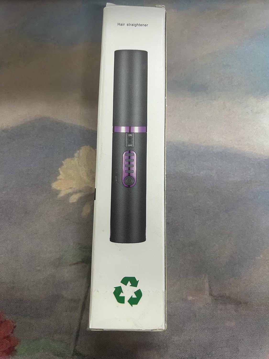 OBEST Rizador de pelo inalámbrico 2 en 1, mini plancha plana inalámbrica portátil de viaje, calentamiento rápido, alisador de 3 niveles