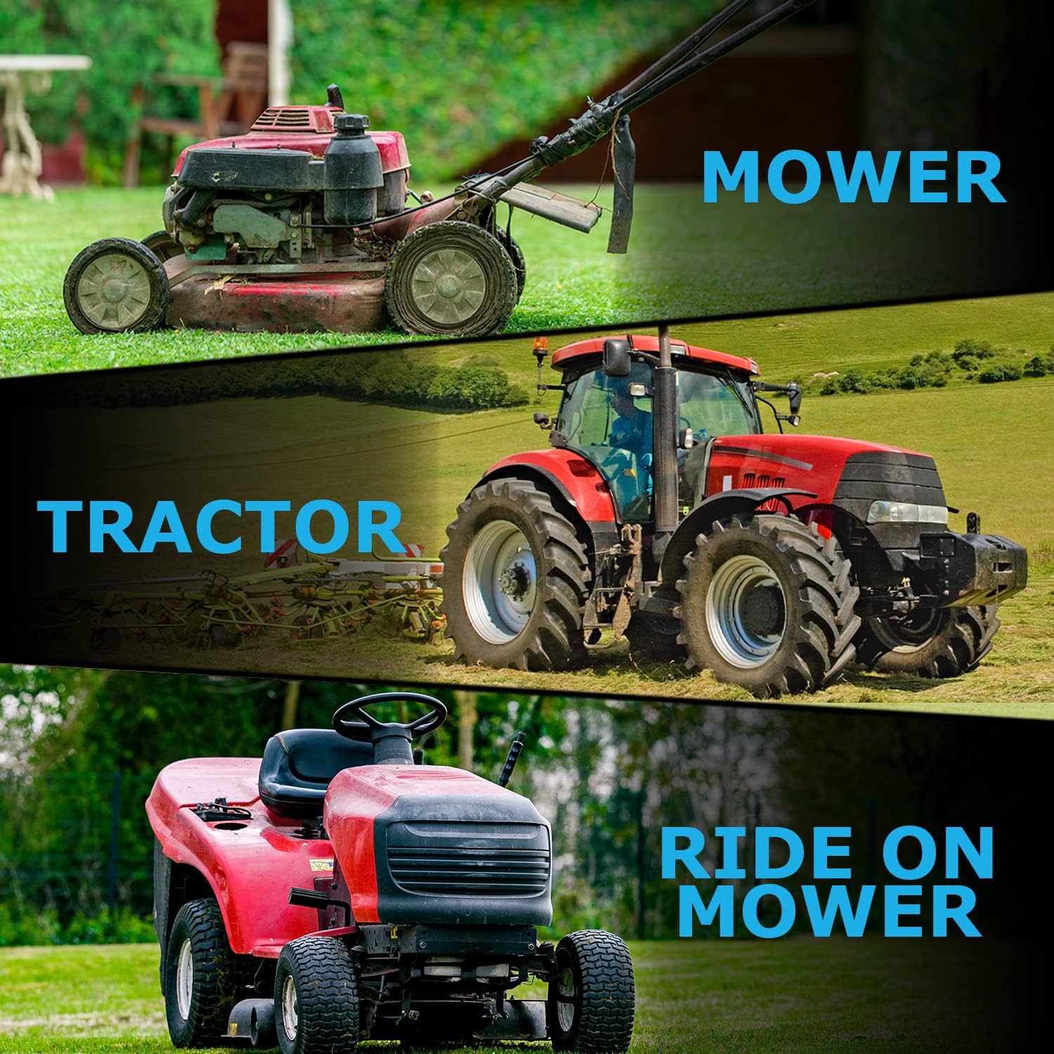 Batería ML-U1 200CCA para cortacésped Gravely ZT 2352 con radio de giro cero